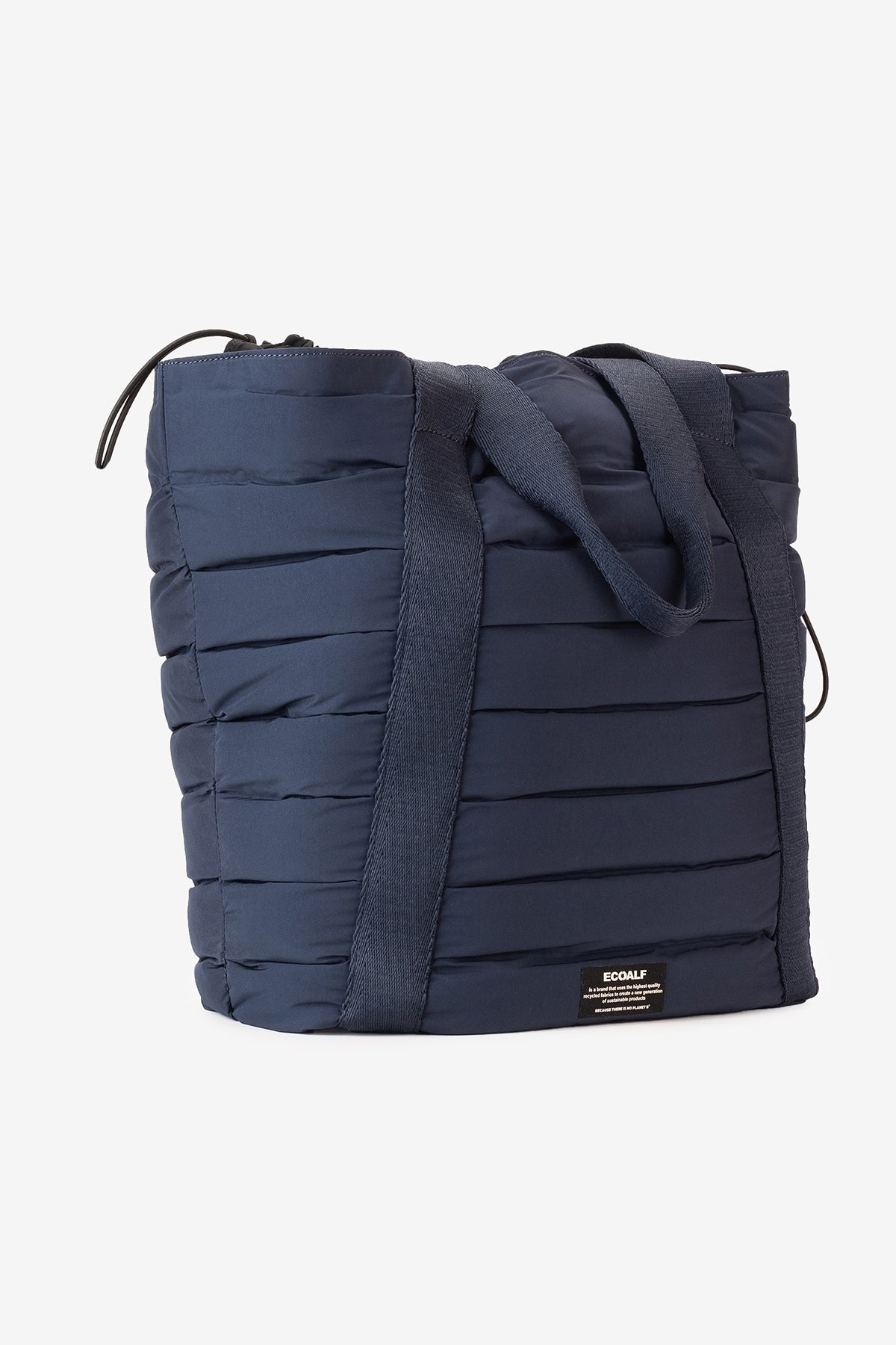 NAVY BLUE PAD TOTE BAG