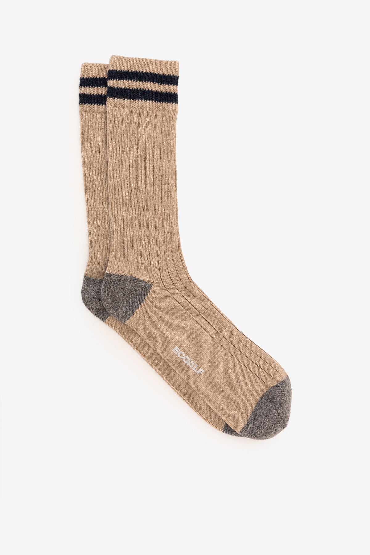 BEIGE MOUNTAIN SOCKS