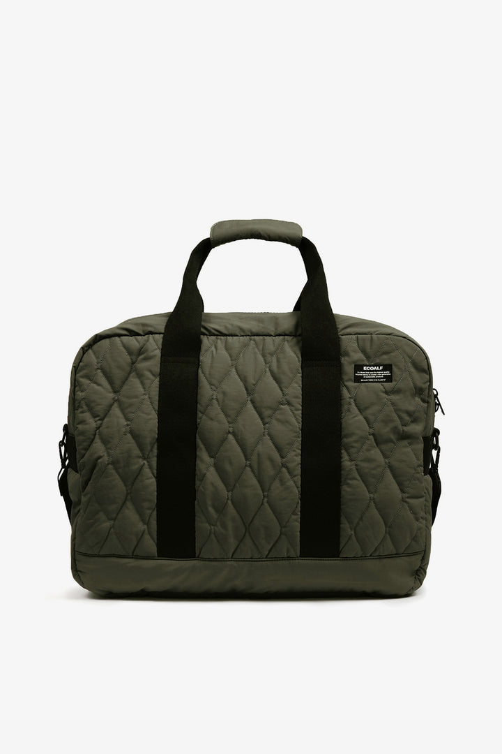 TASCHE DUFFLE FLOCK DUNKELGRÜN