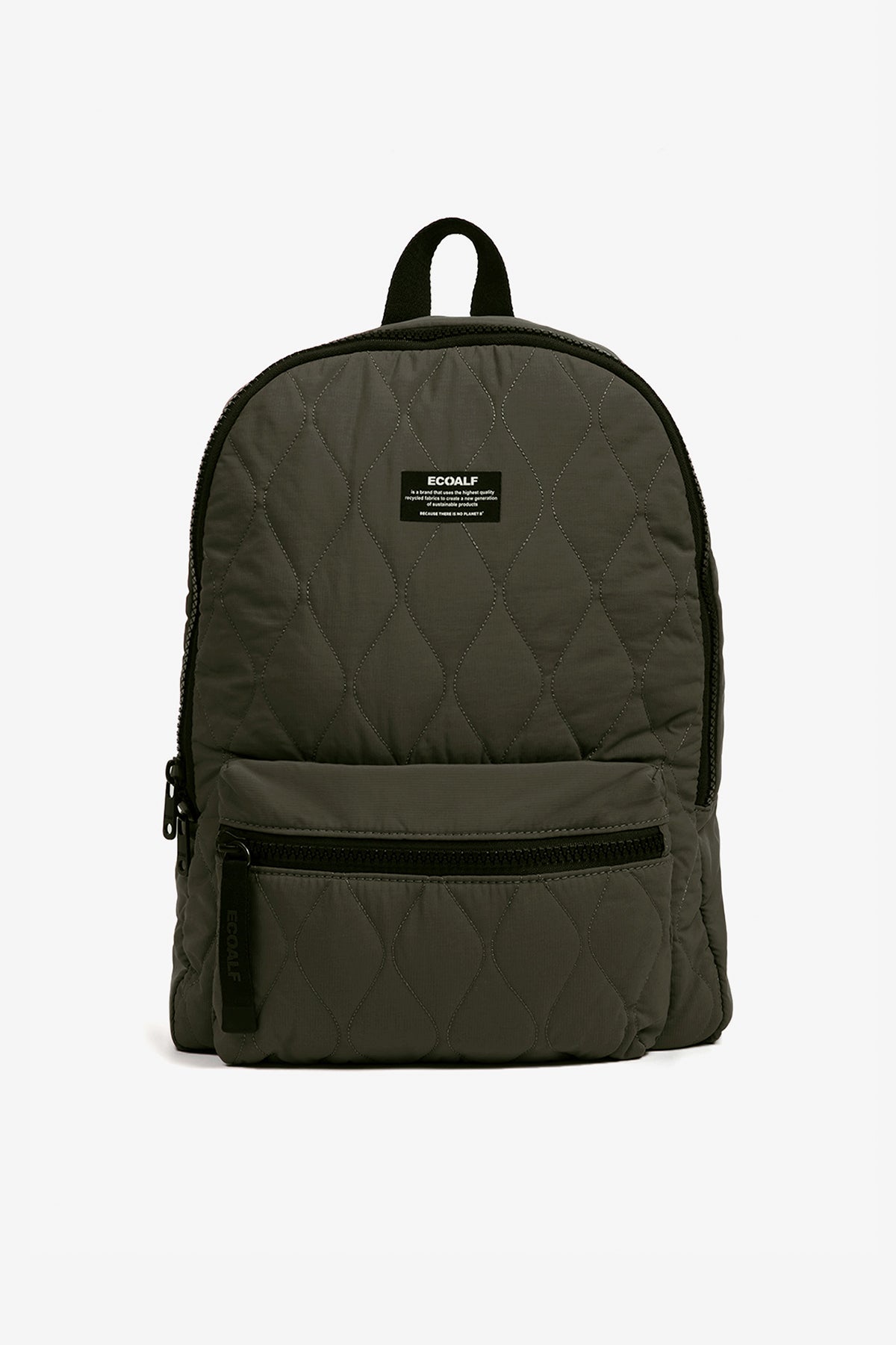 DARK GREEN FLOCK BACKPACK