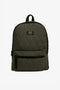 DARK GREEN FLOCK BACKPACK