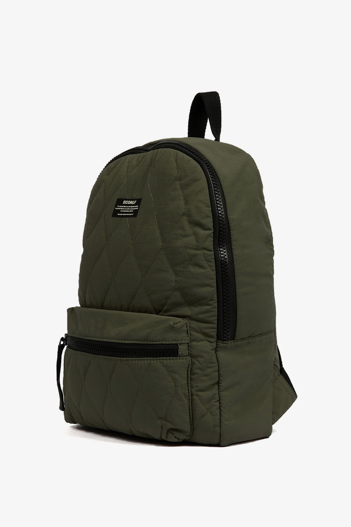 DARK GREEN FLOCK BACKPACK