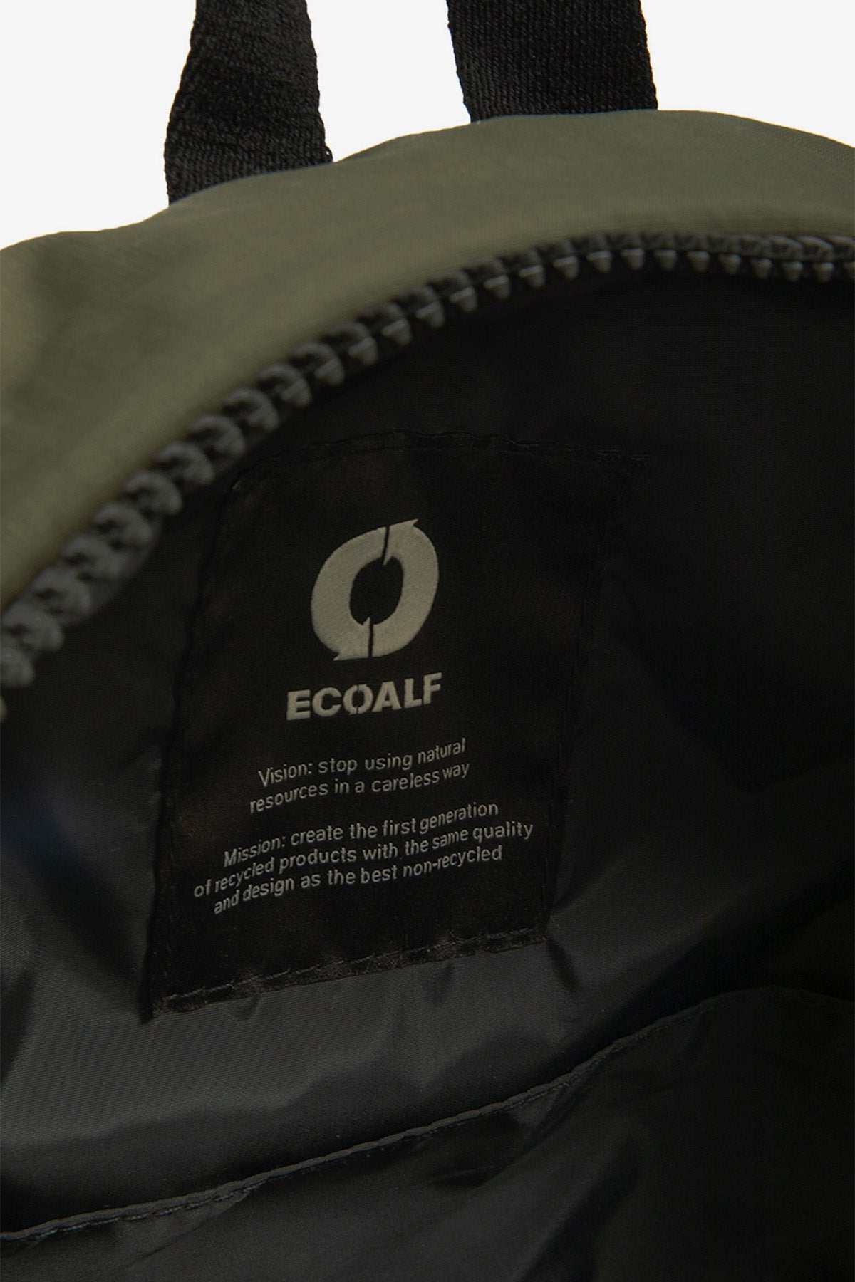 DARK GREEN FLOCK BACKPACK