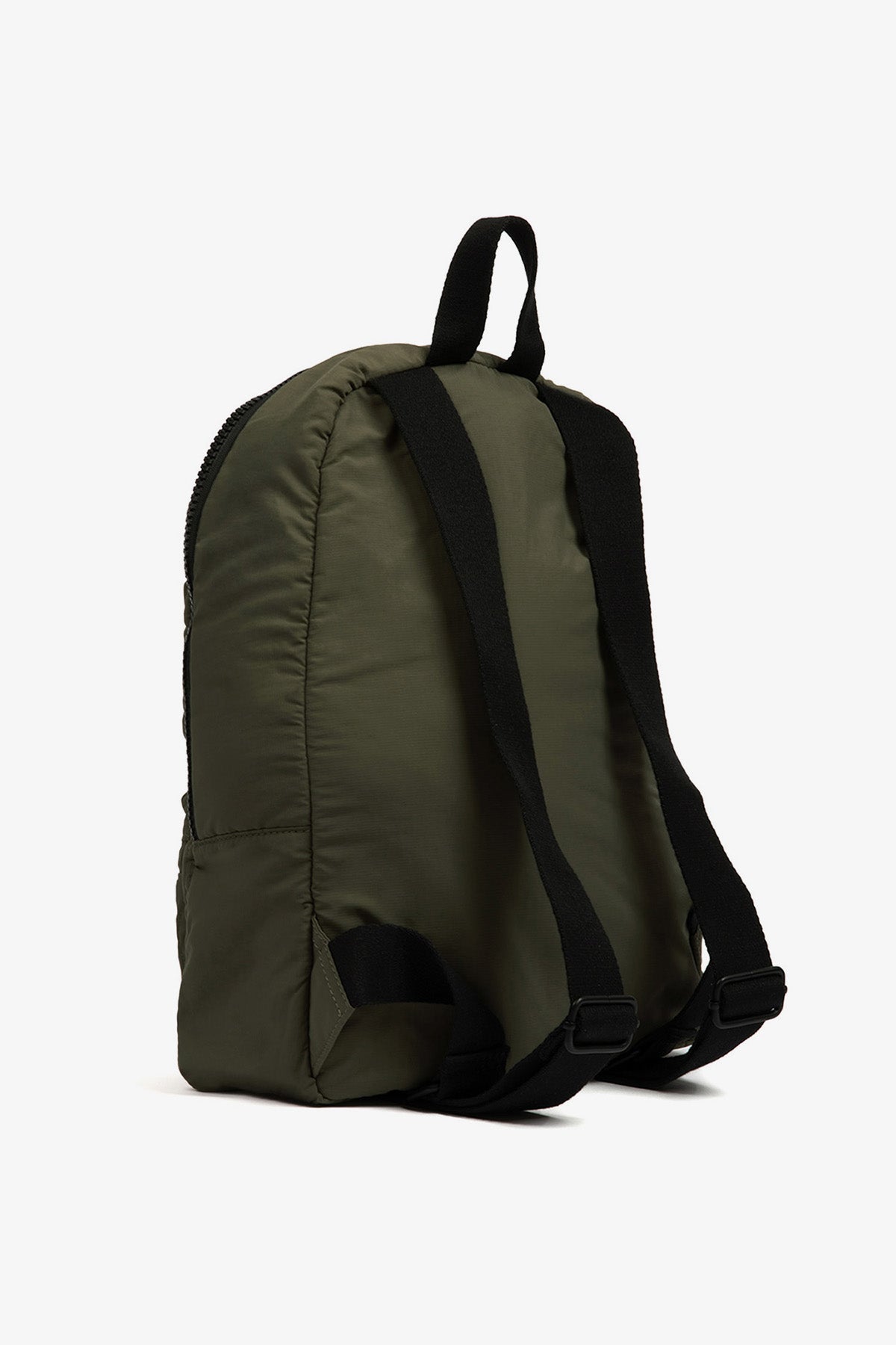 DARK GREEN FLOCK BACKPACK