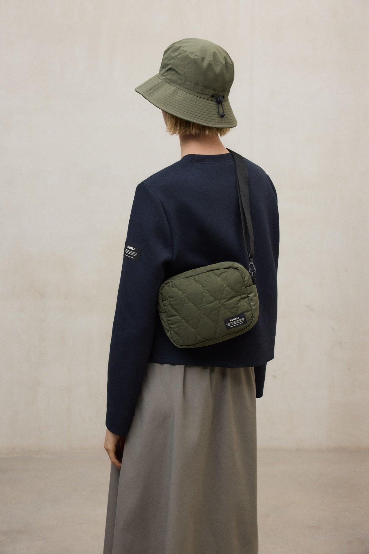 BORSA A TRACOLLA FLOCK S VERDE