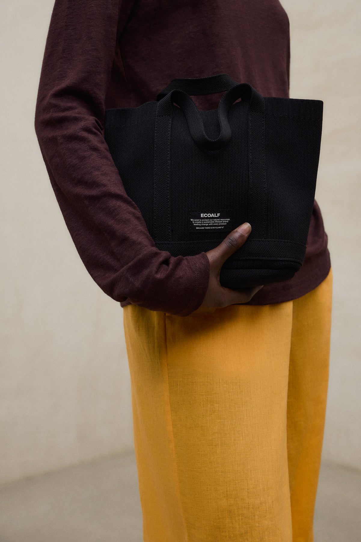 PLAIN BLACK MARTA TIKA MINI SHOPPER BAG