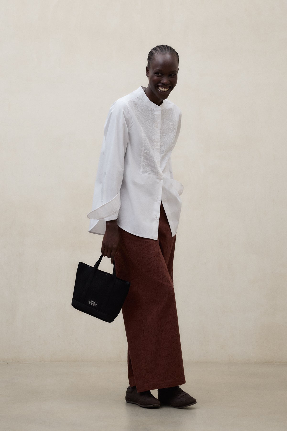 PLAIN BLACK MARTA TIKA MINI SHOPPER BAG