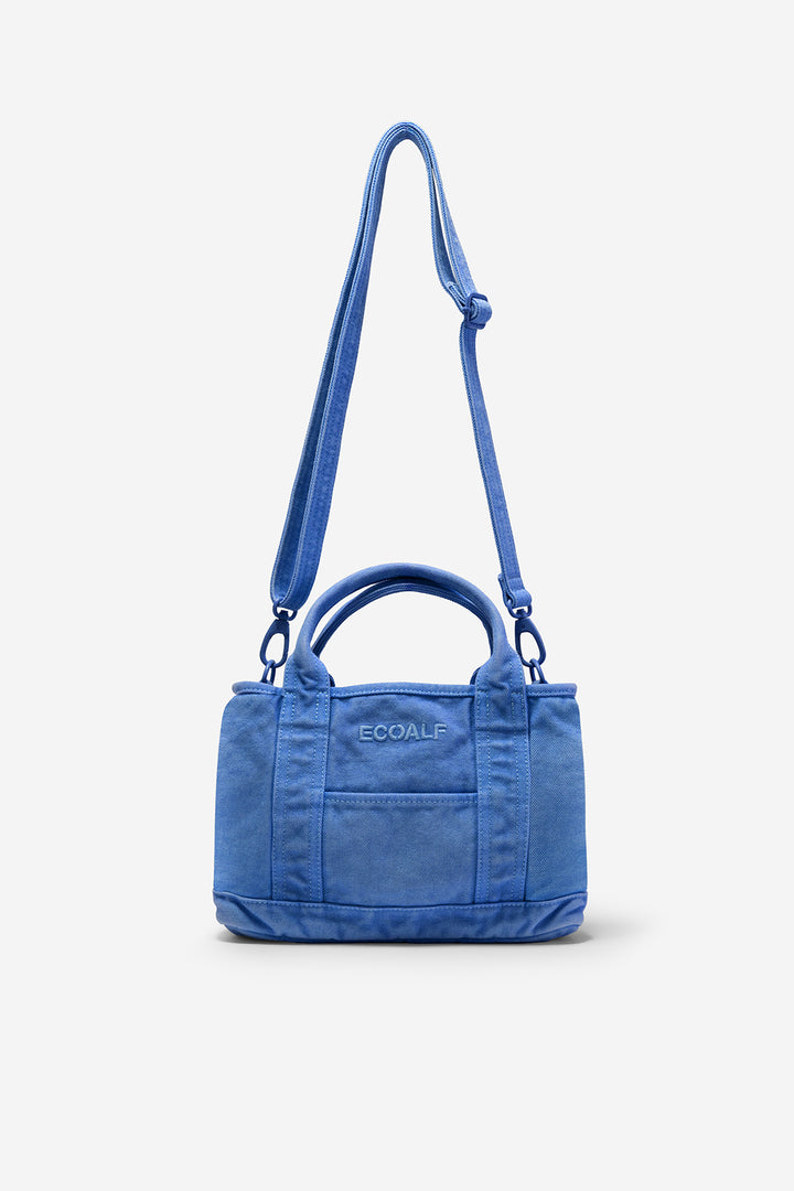 WOMEN’S SMALL PALMS MINI BLUE BAG