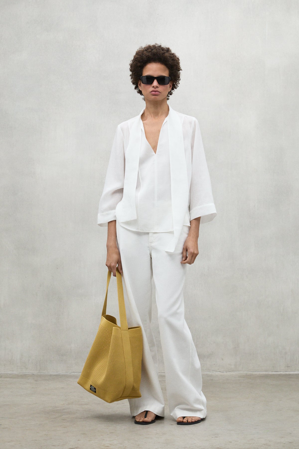 BOLSO BUCKET TIKA MOSTAZA