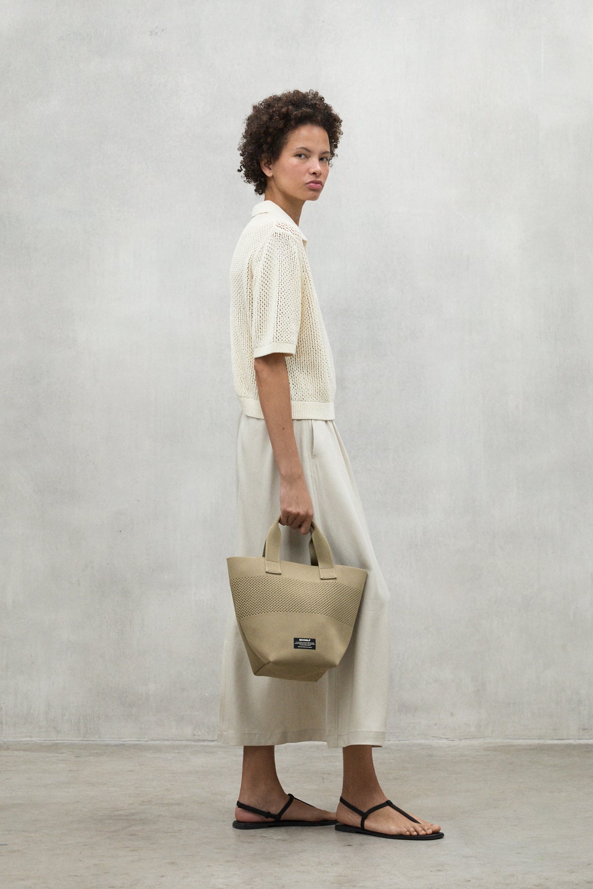 BOLSO MINI BUCKET TIKA MARRON