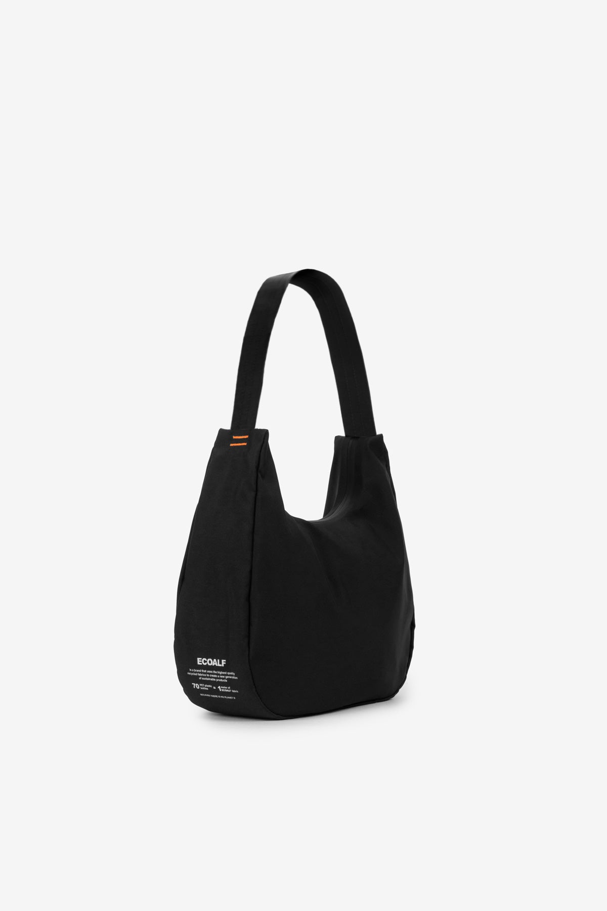BLACK BONDED  SLING BAG