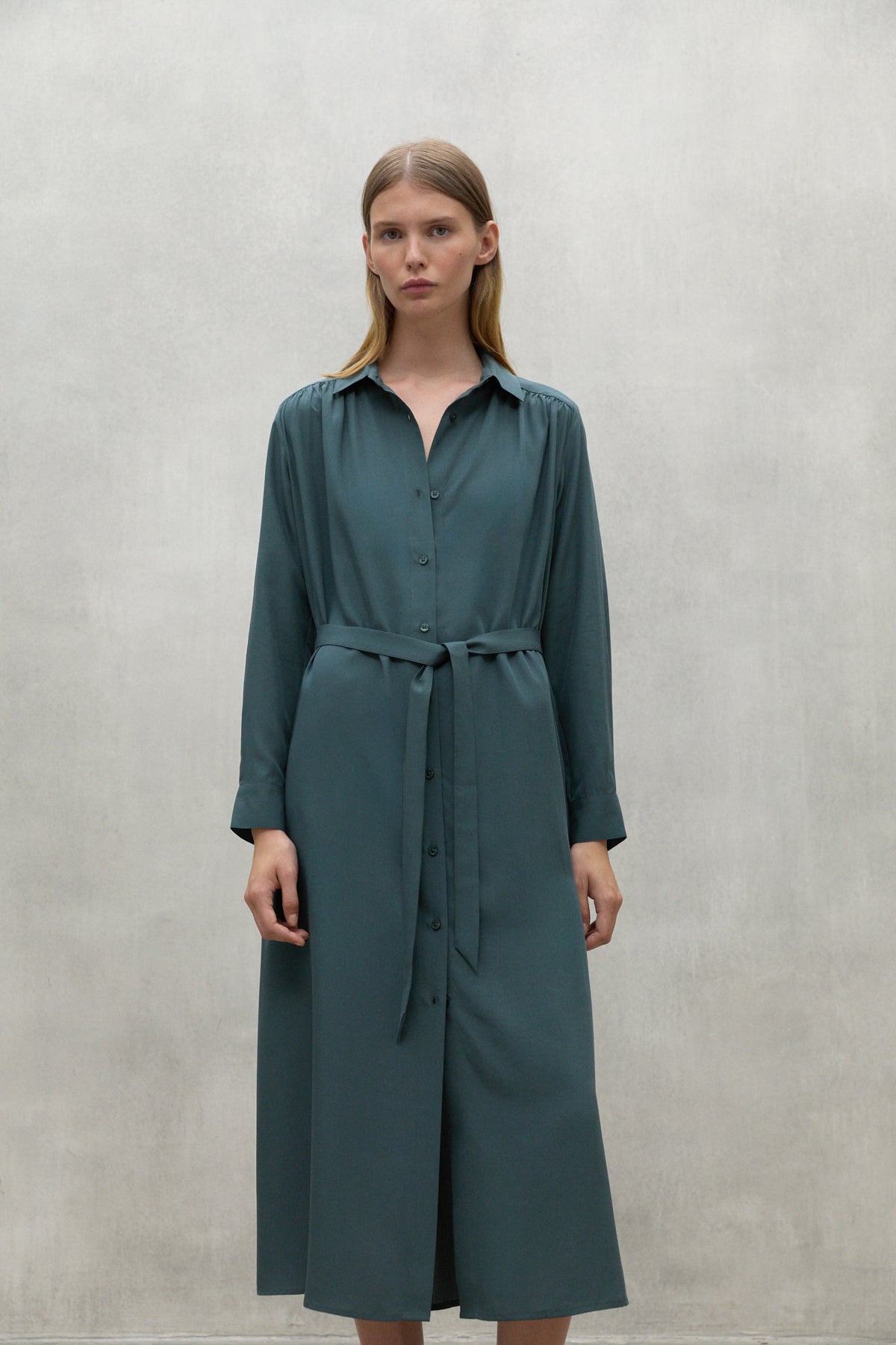 DARK GREEN ALEJANDRA DRESS