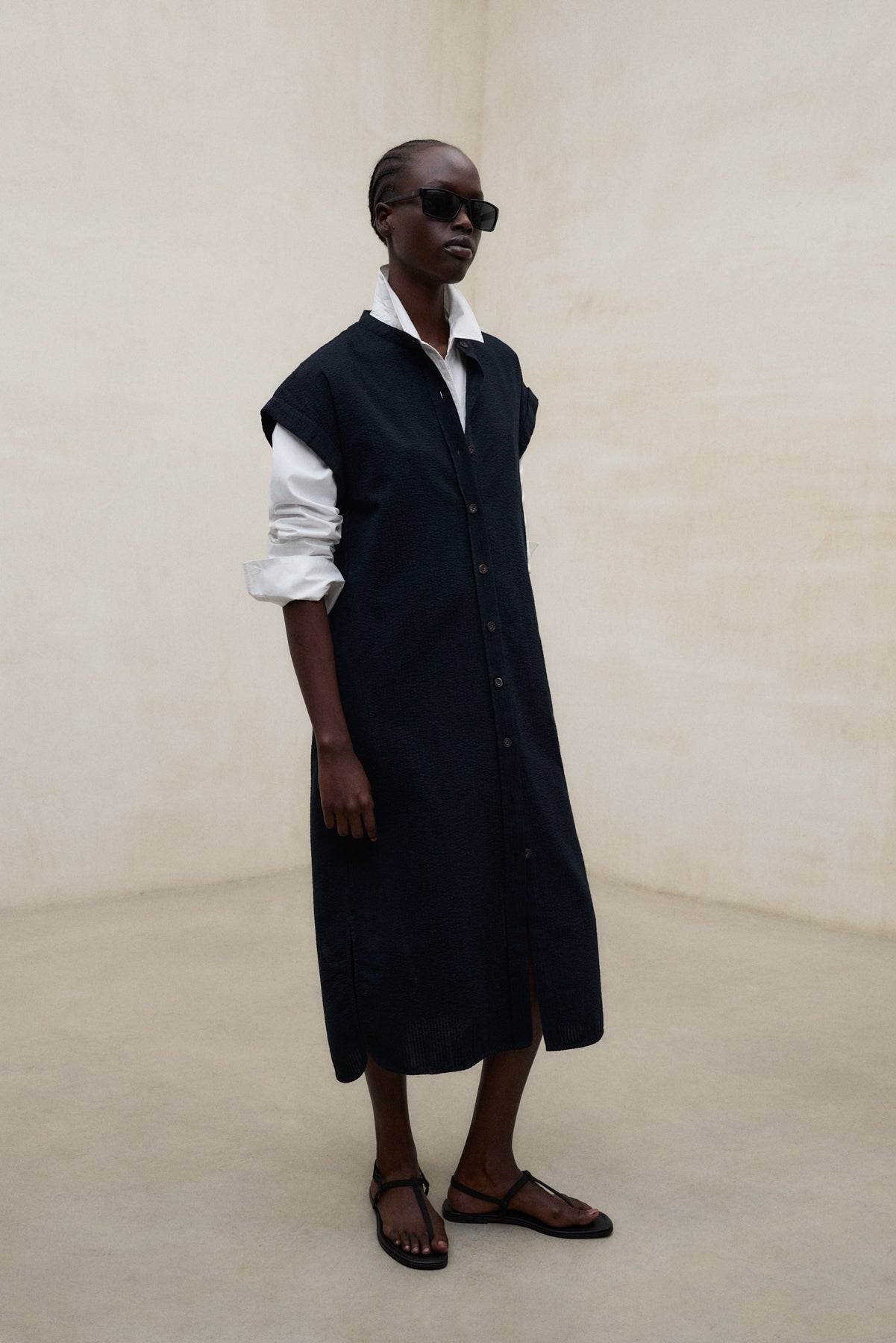 AMETHYST-KLEID MARINEBLAU