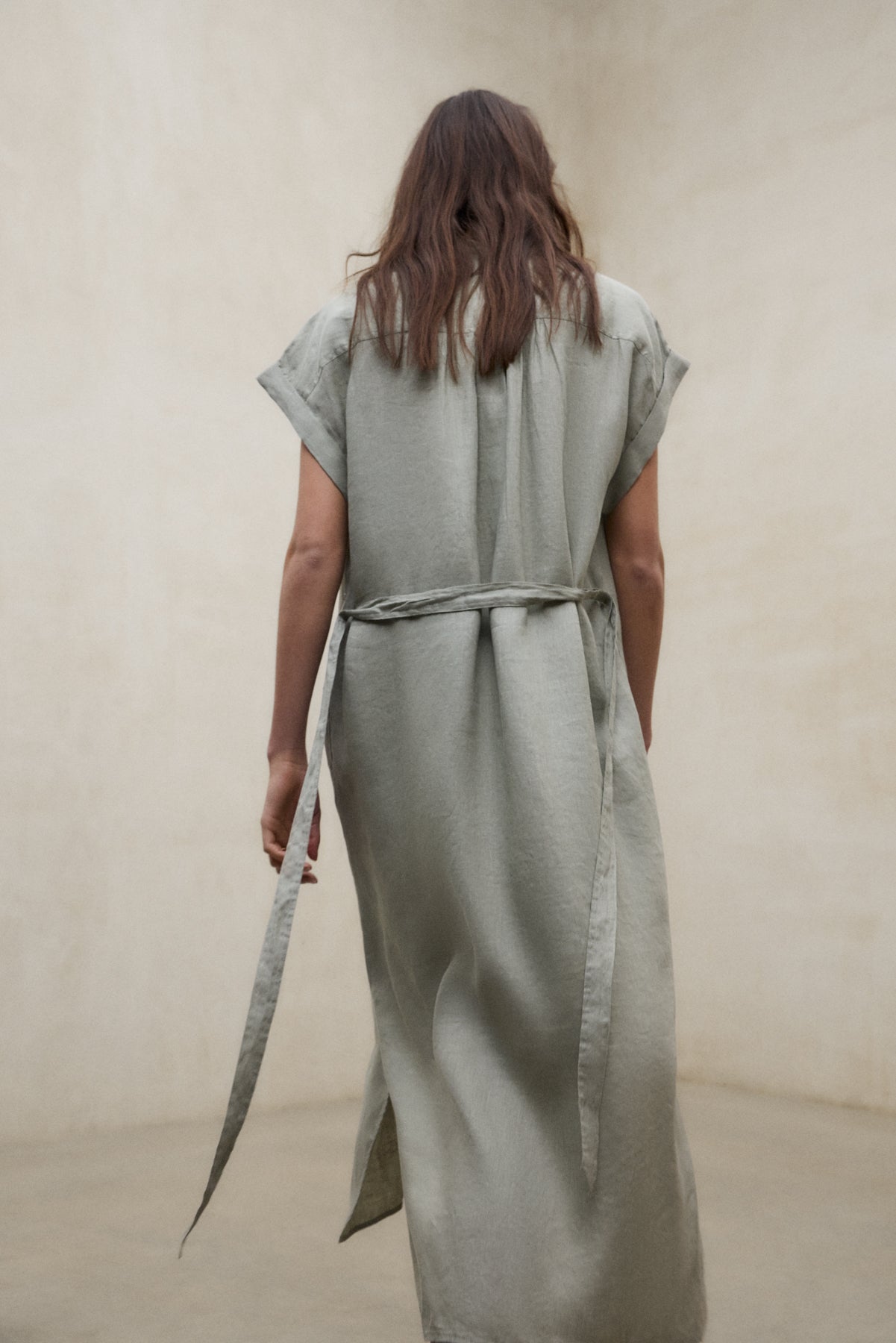 AMETHYST-MAO-KLEID GRÜN