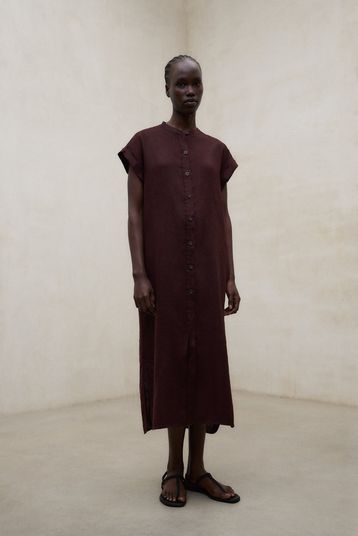 AMETHYST-KLEID BRAUN