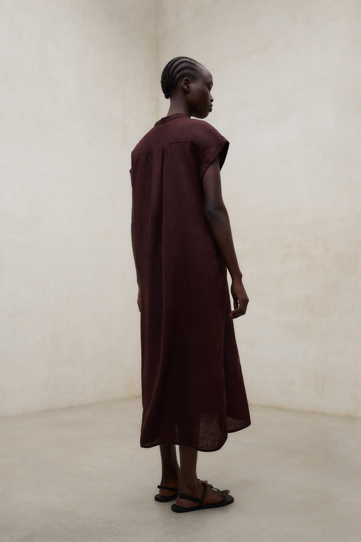 AMETHYST-KLEID BRAUN