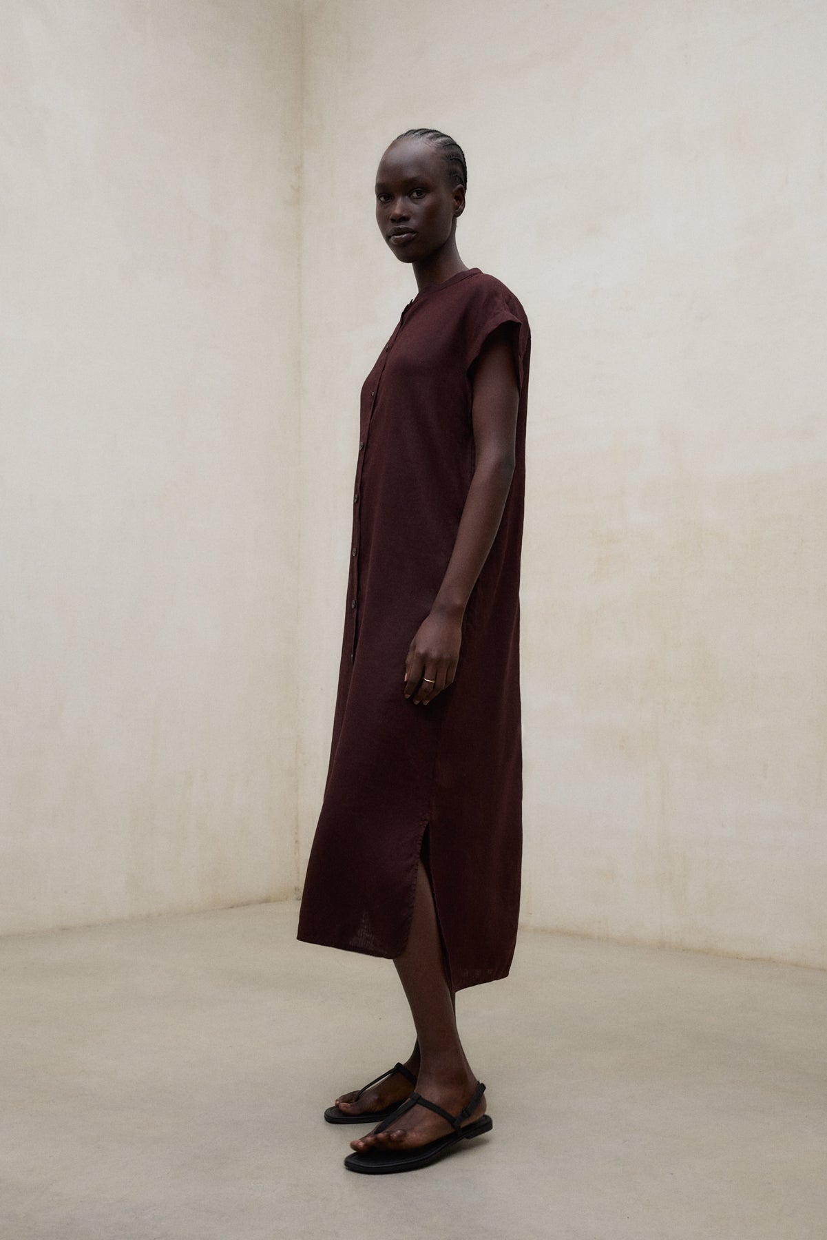 AMETHYST-KLEID BRAUN