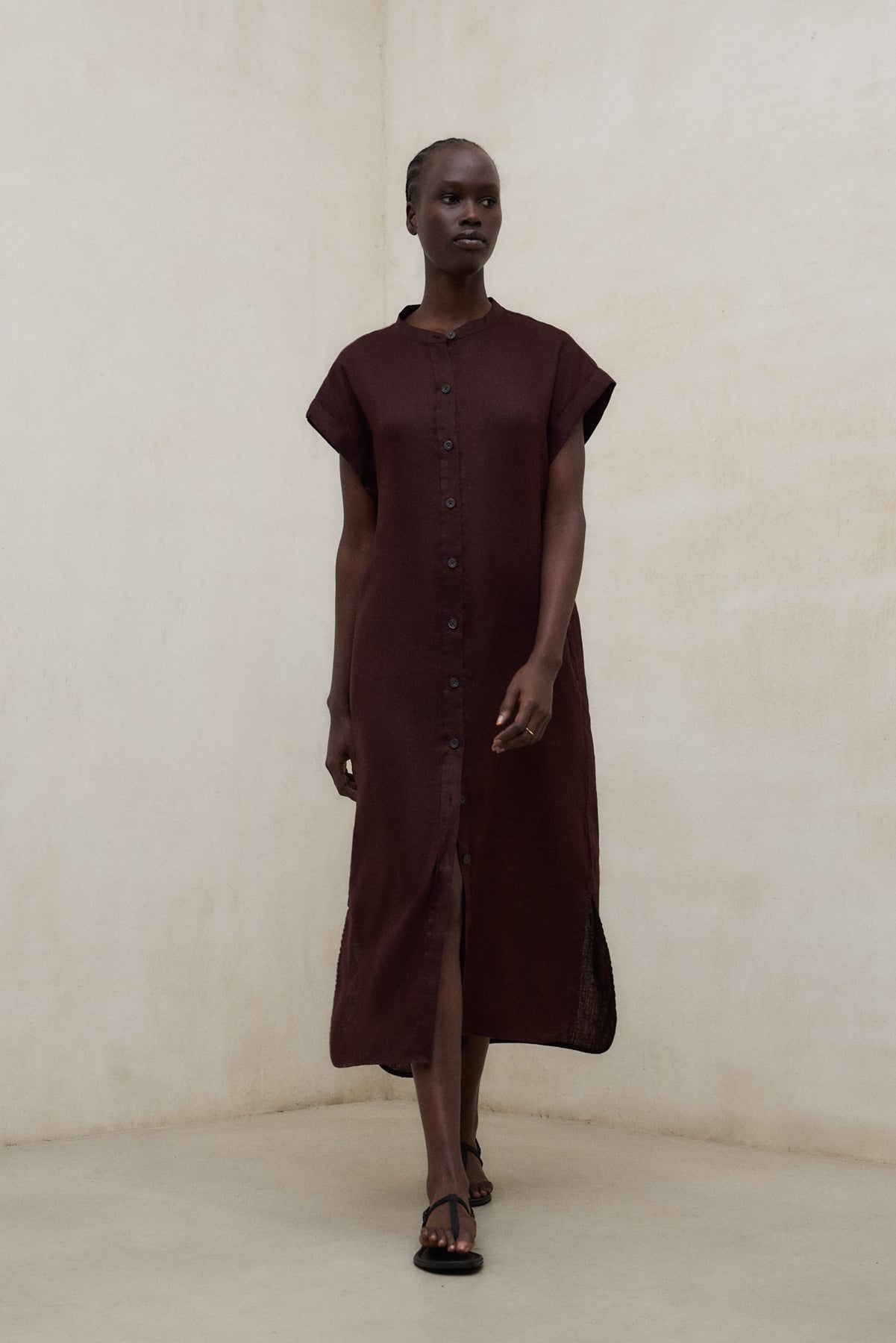 AMETHYST-KLEID BRAUN