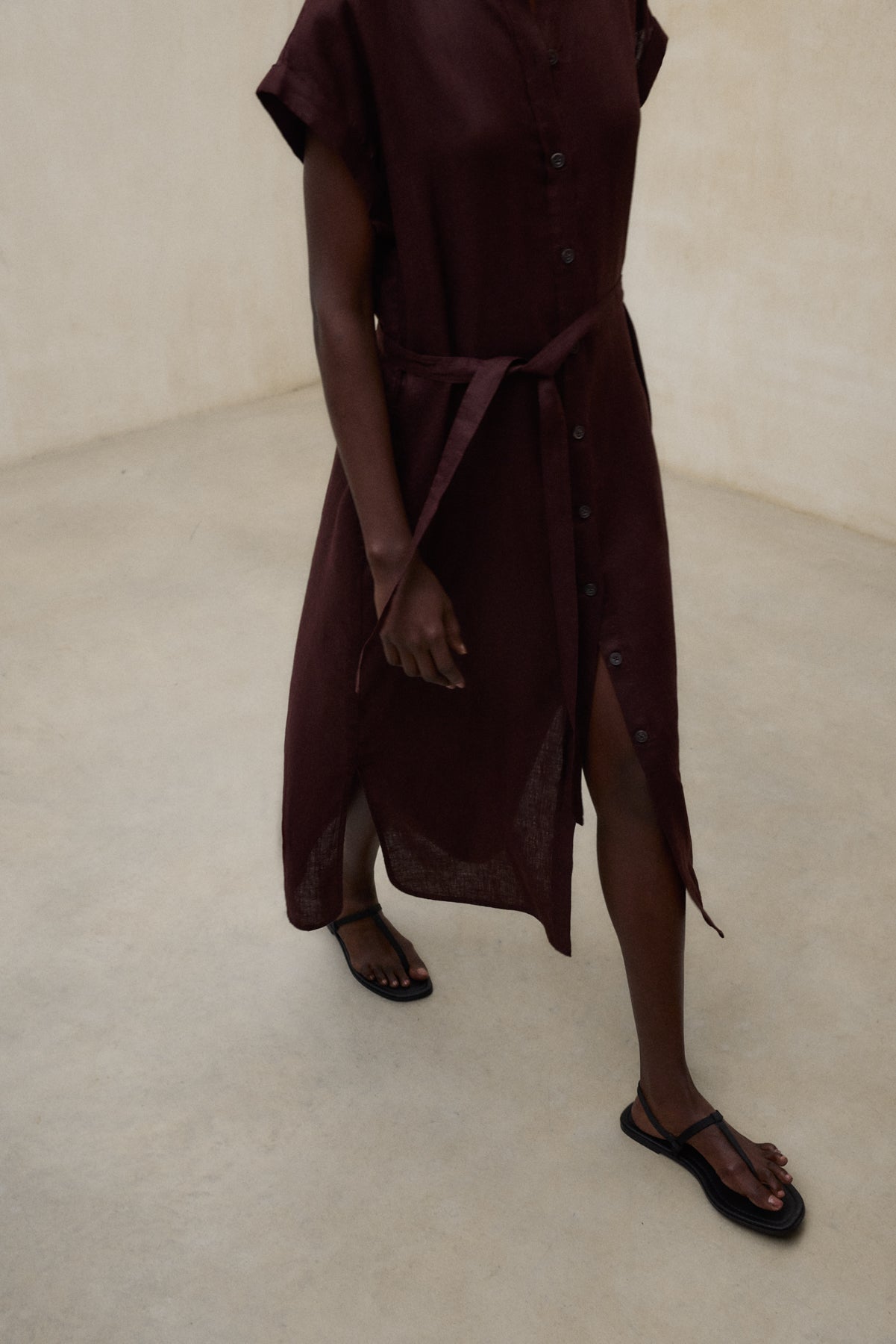 AMETHYST-KLEID BRAUN