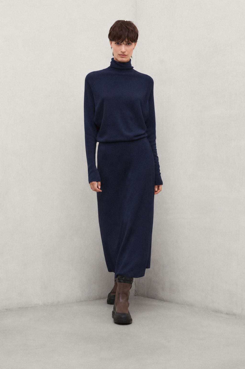 ANNIE-KLEID IN MARINEBLAU