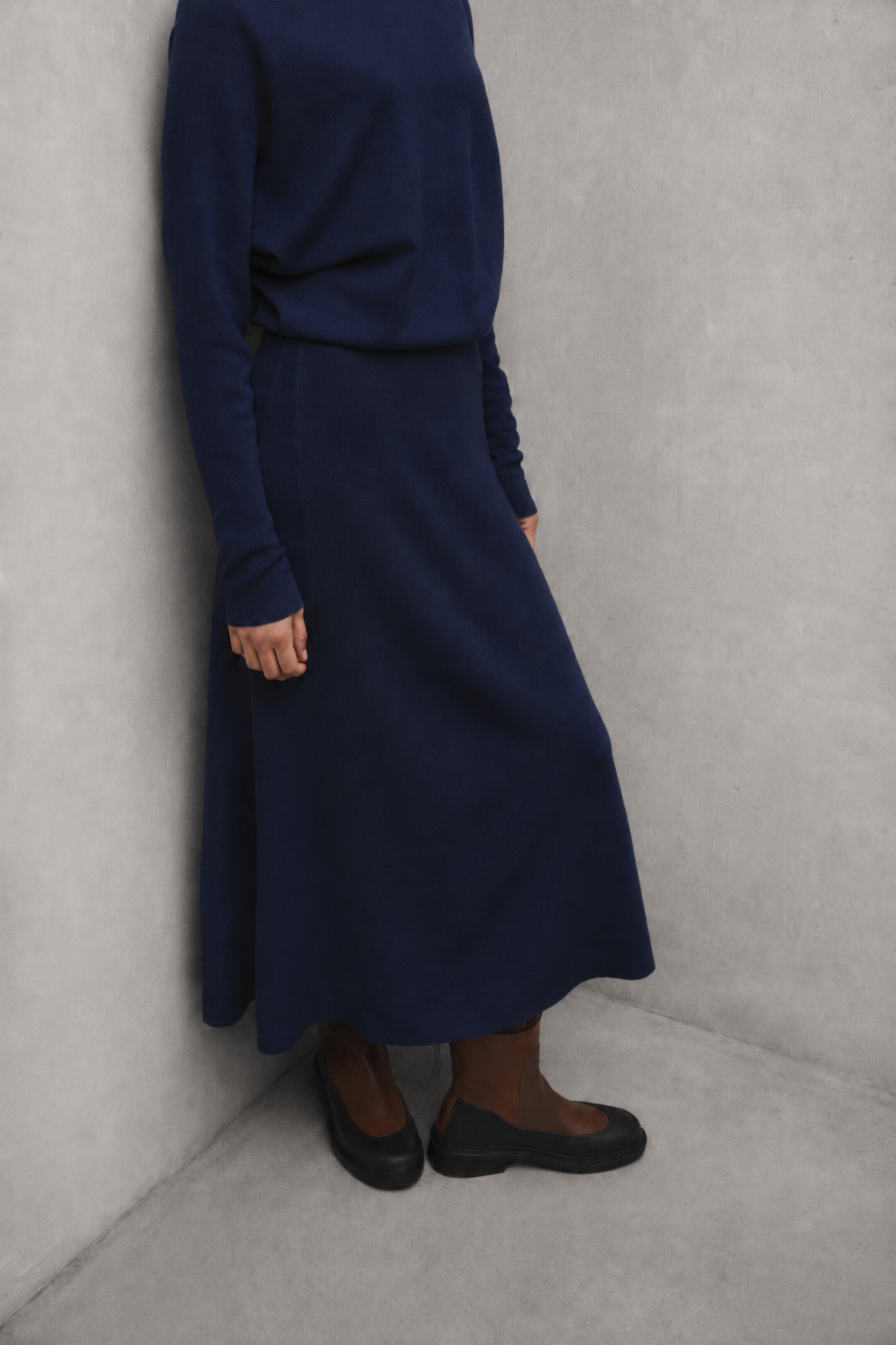 ANNIE-KLEID IN MARINEBLAU