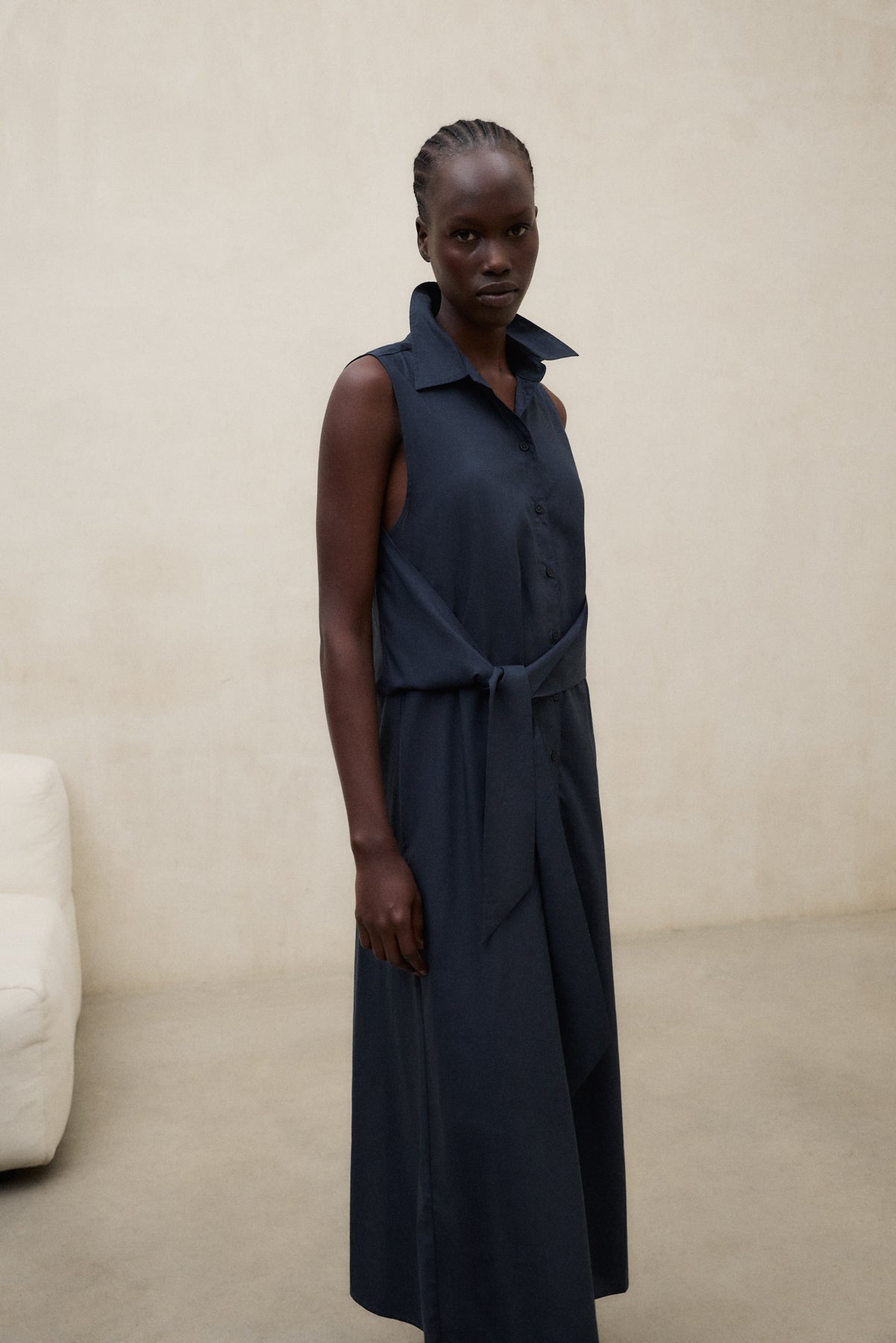 KLEID CHIARA MARINEBLAU