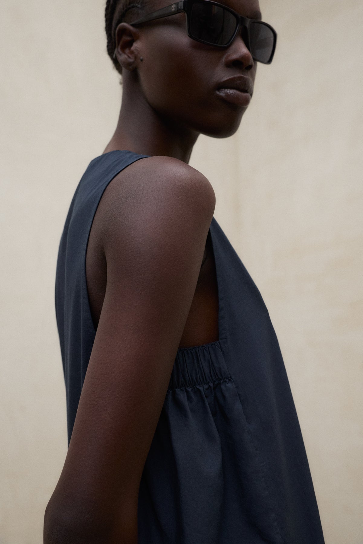 NAVY BLUE FRANCESCA DRESS FOR WOMEN | ECOALF NAVY BLUE FRANCESCA DRESS FOR WOMEN | ECOALF