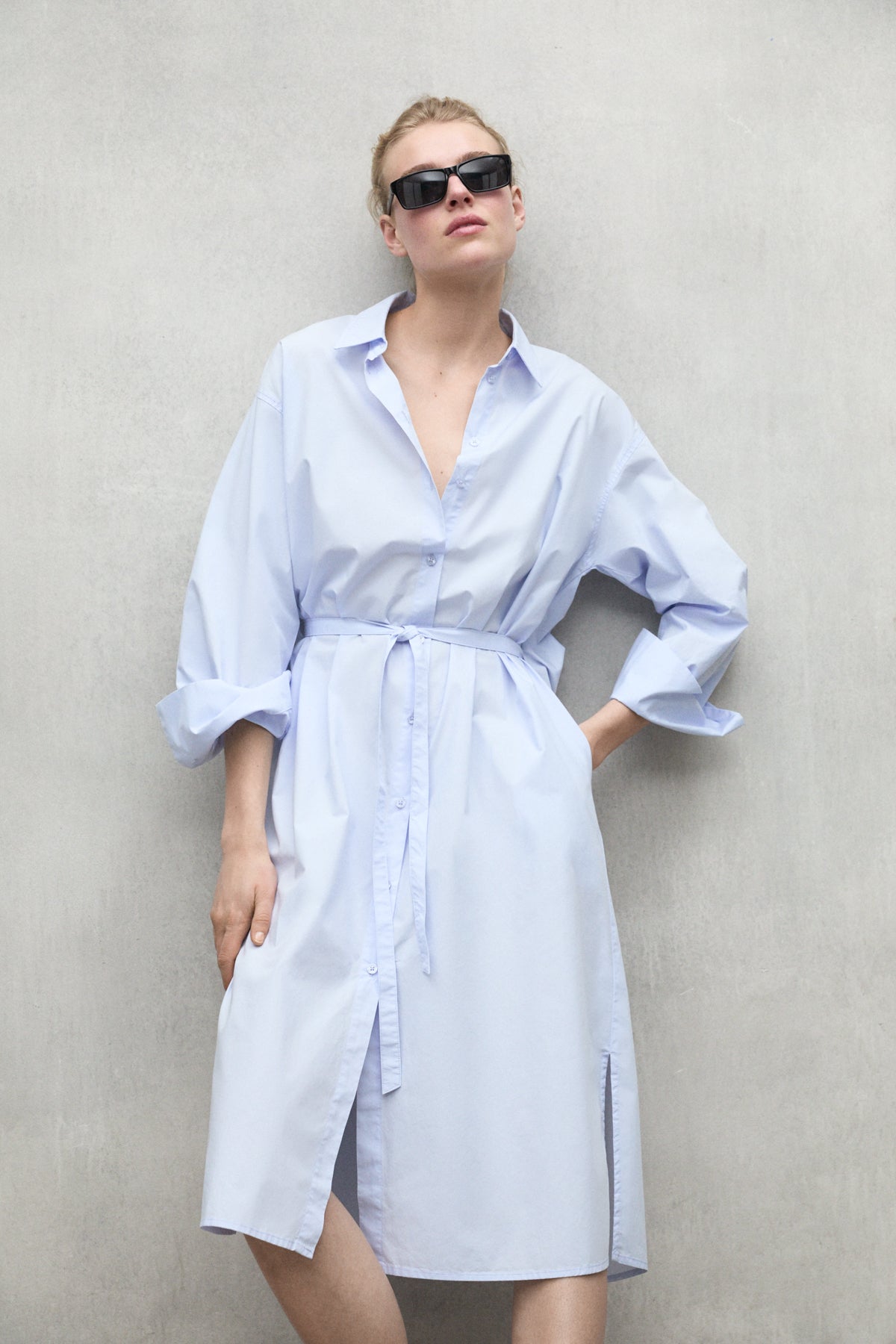 Ecoalf Light Blue Kaori Dress