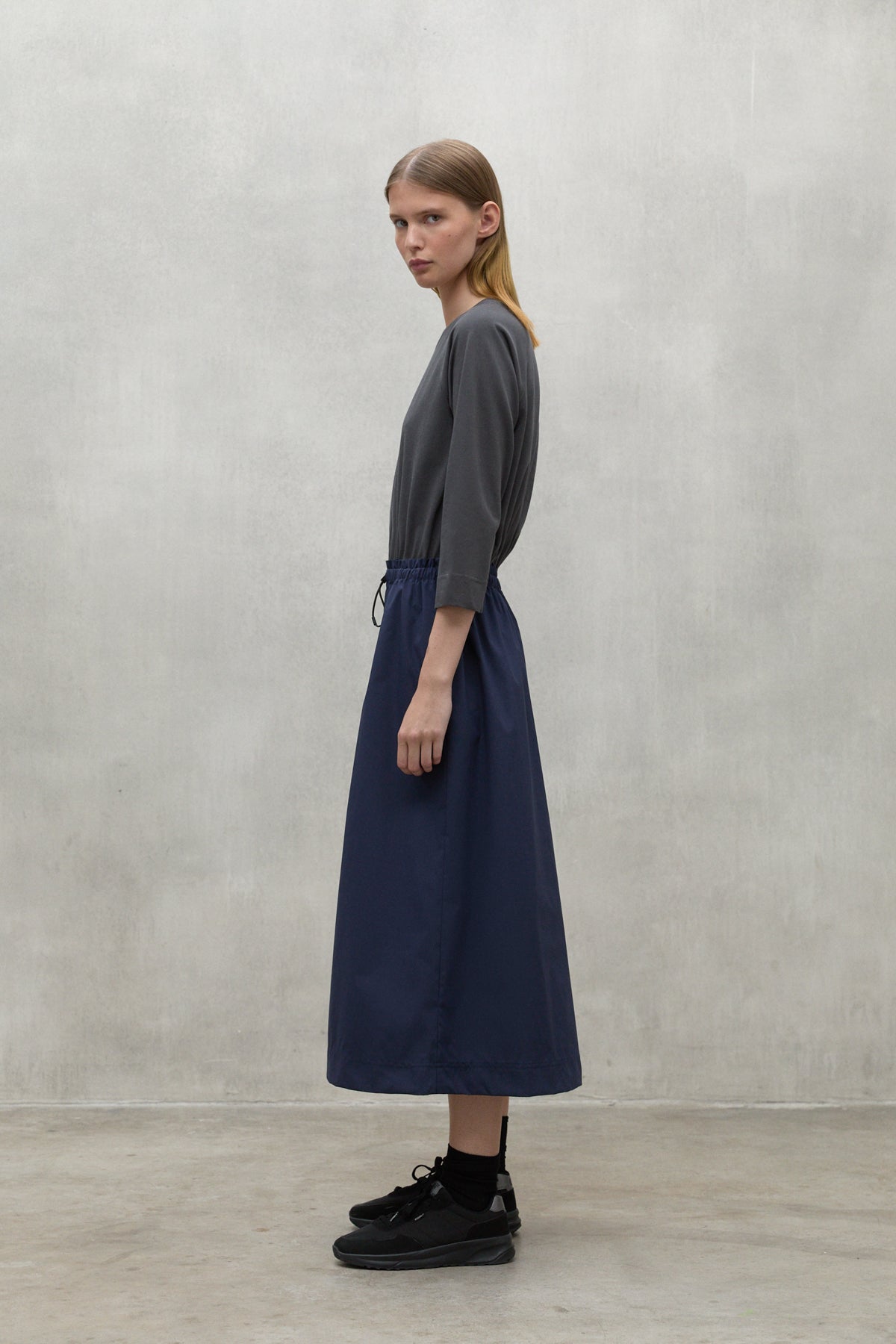 ROBE LAILA GRIS FONCÉ