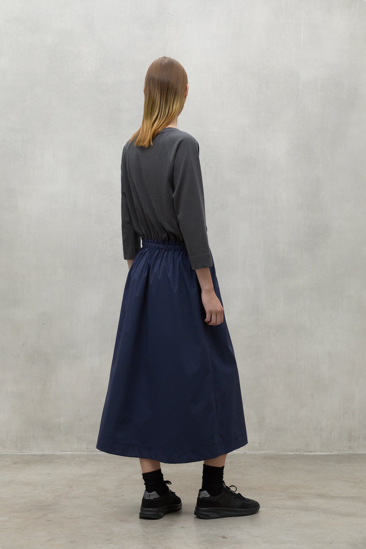 ROBE LAILA GRIS FONCÉ