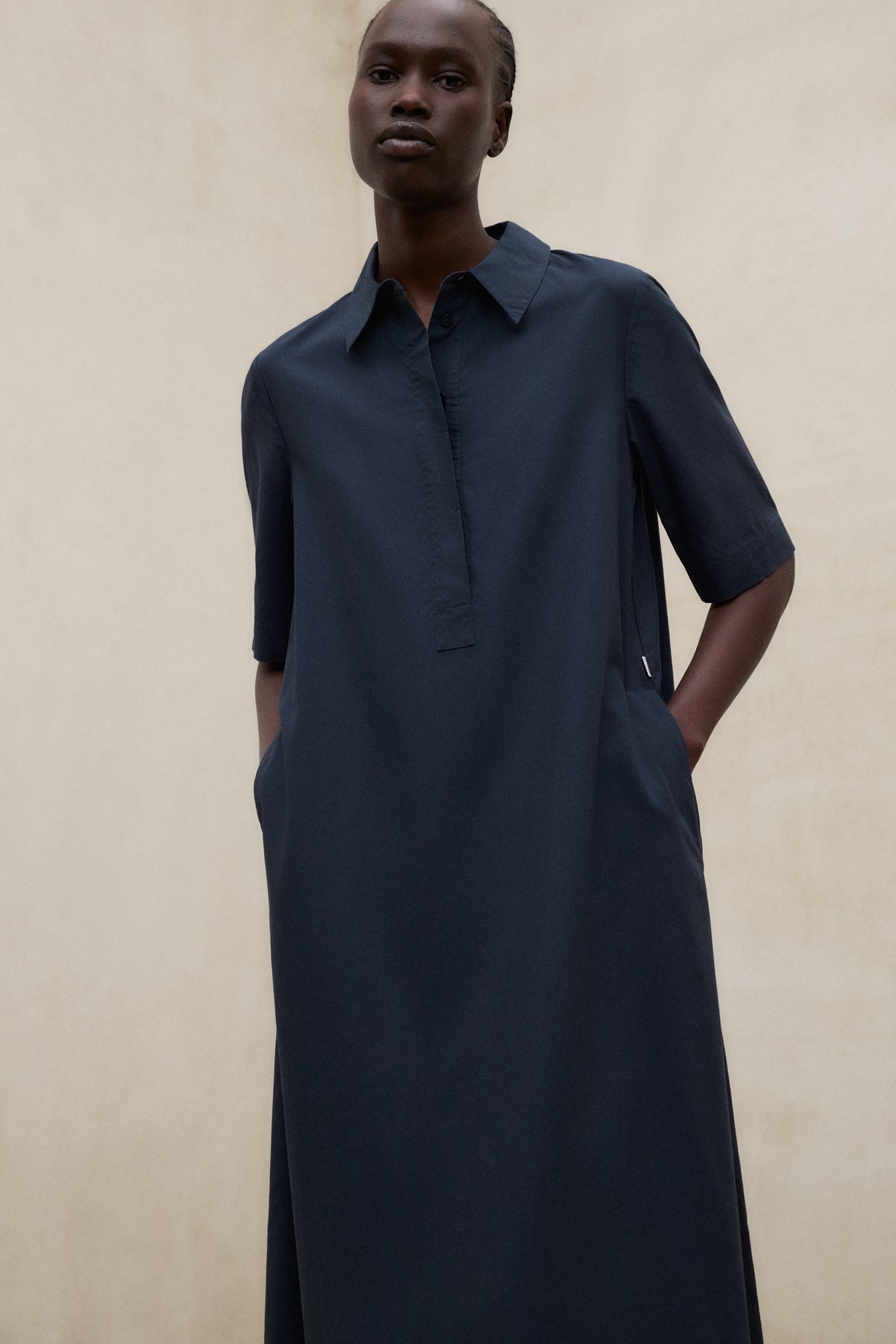 NAVY BLUE MARTINA DRESS