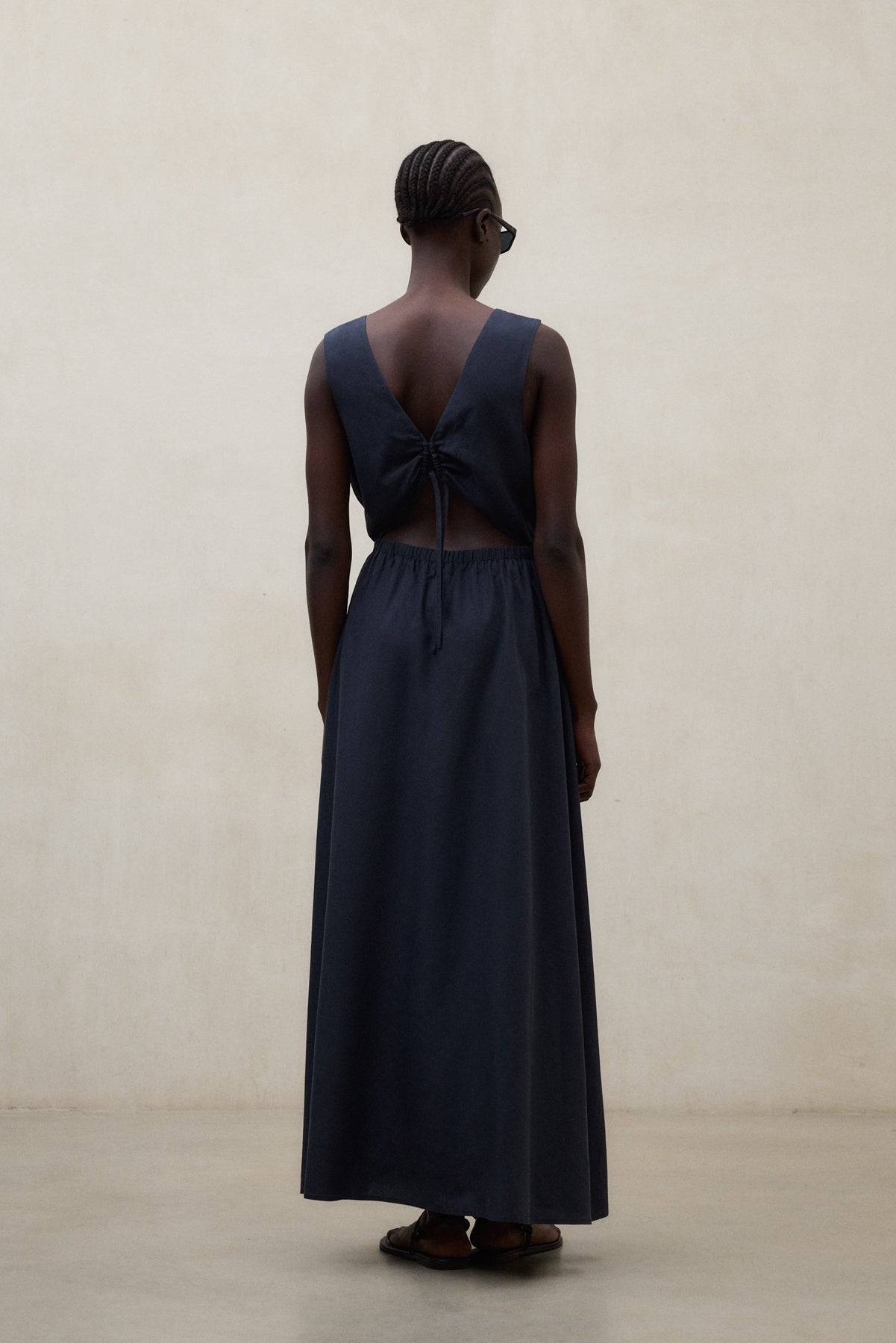 KLEID VITTORIA MARINEBLAU