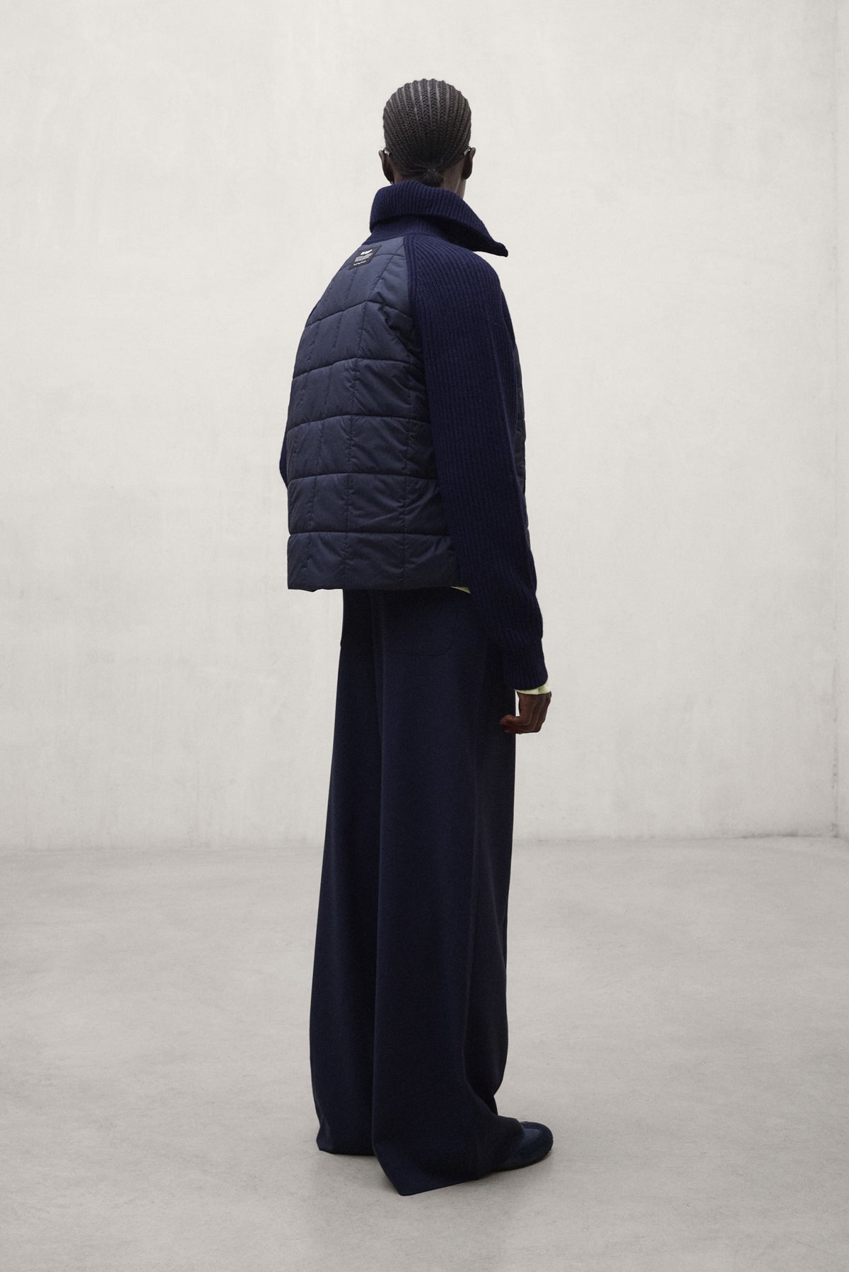 NAVY BLUE DANIELA HYBRID JACKET