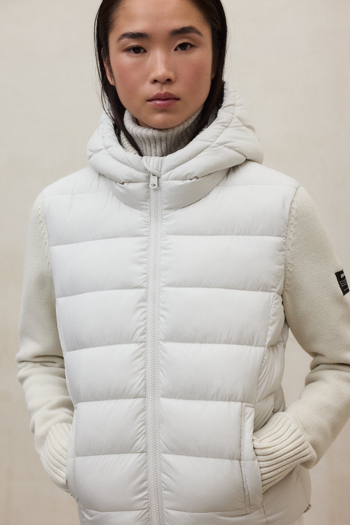 HOODED DENALI JACKET LIGHT GREY