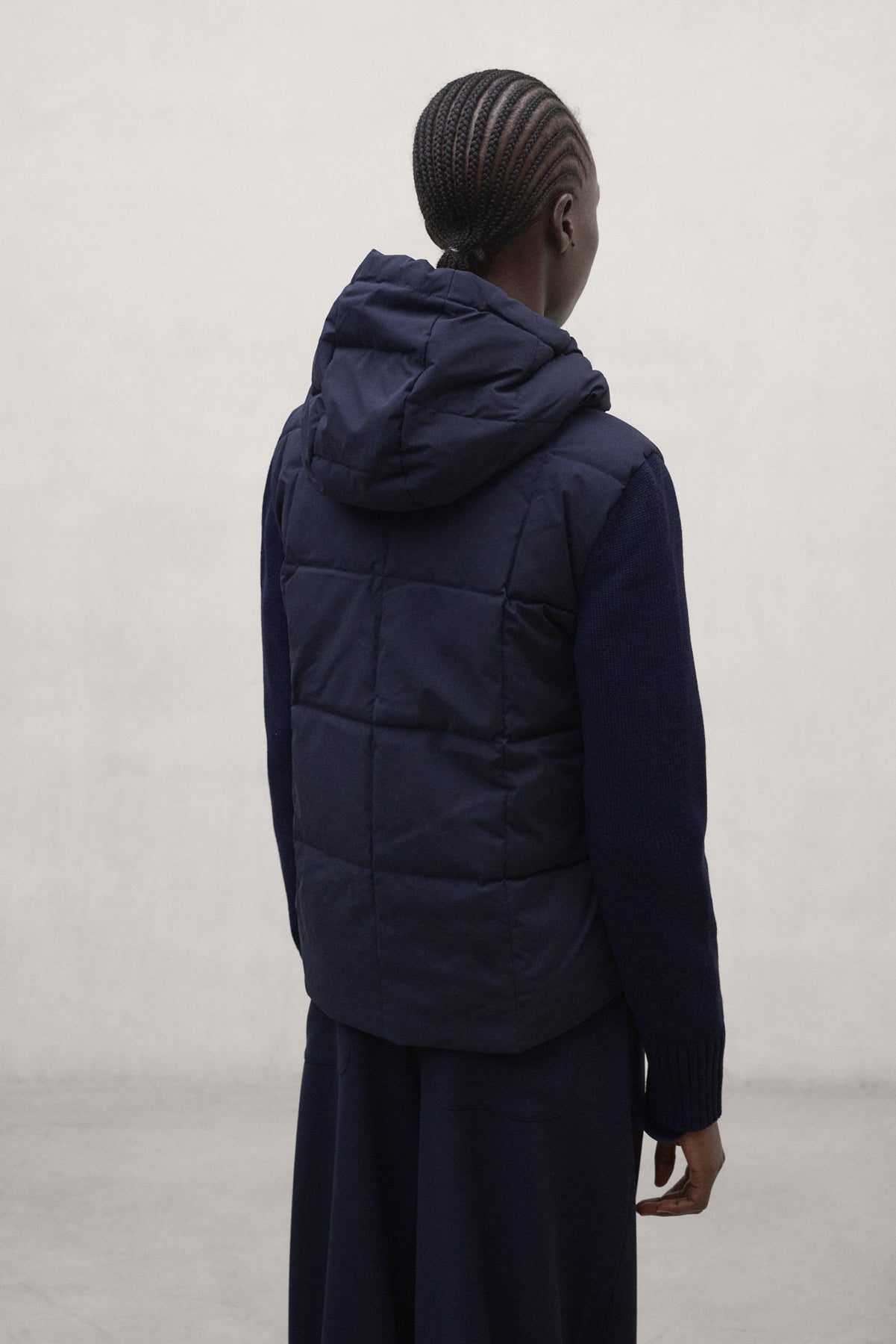 CHAQUETA HÍBRIDA DENI AZUL MARINO