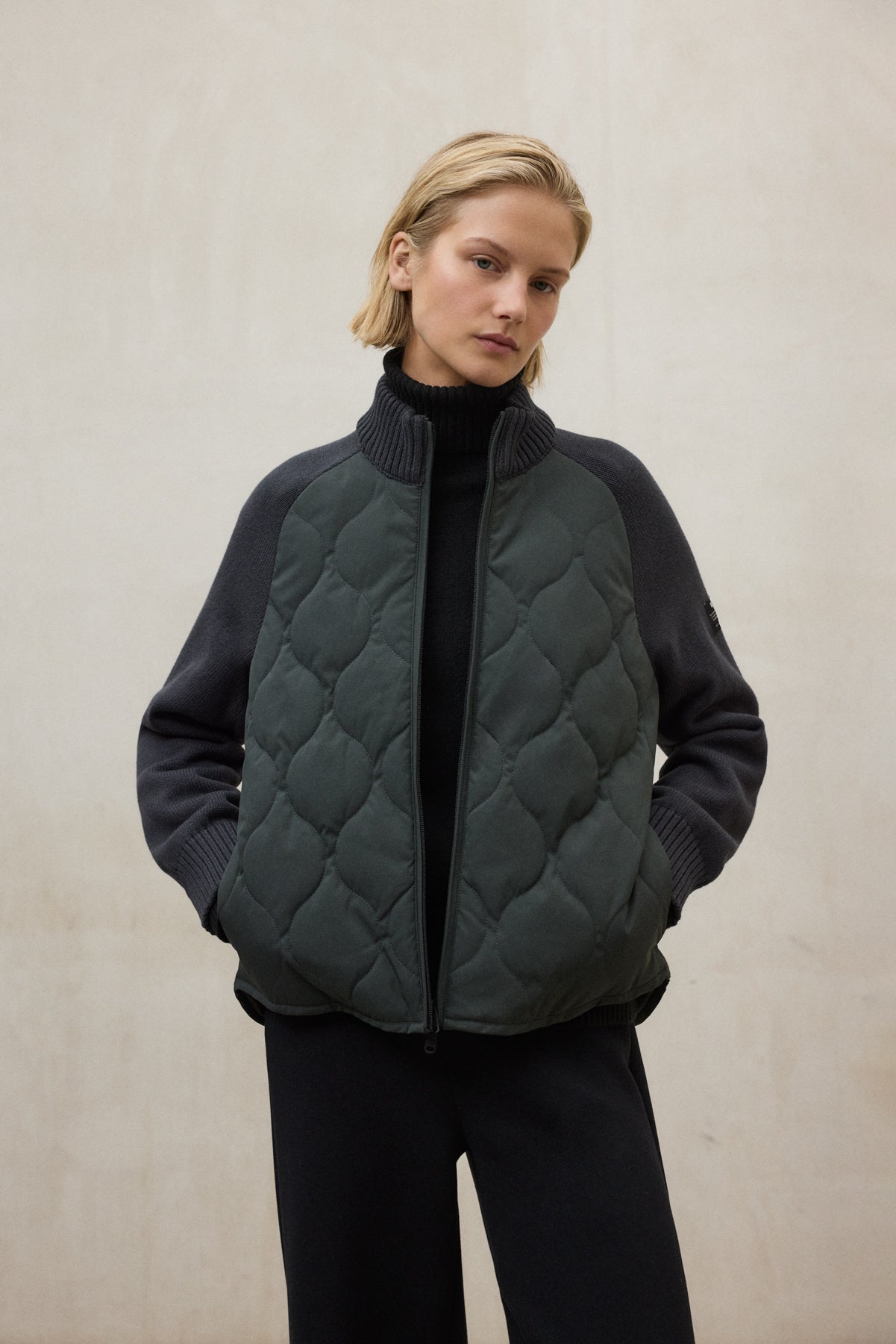 GIACCA GAURA VERDE SCURO