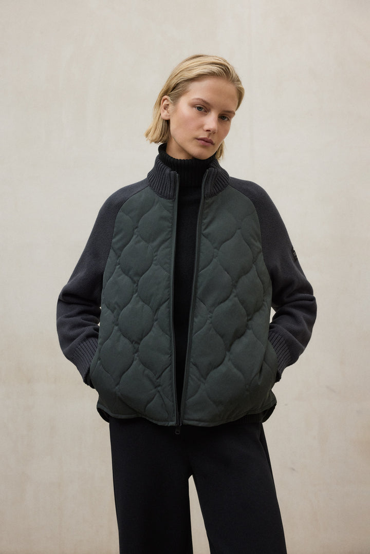 CHAQUETA GAURA VERDE OSCURA