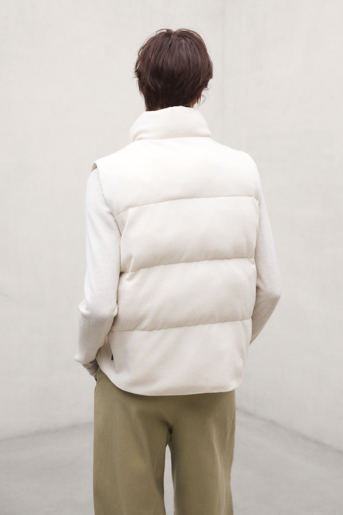 CHALECO HÍBRIDO REVERSIBLE SINTRE BLANCO