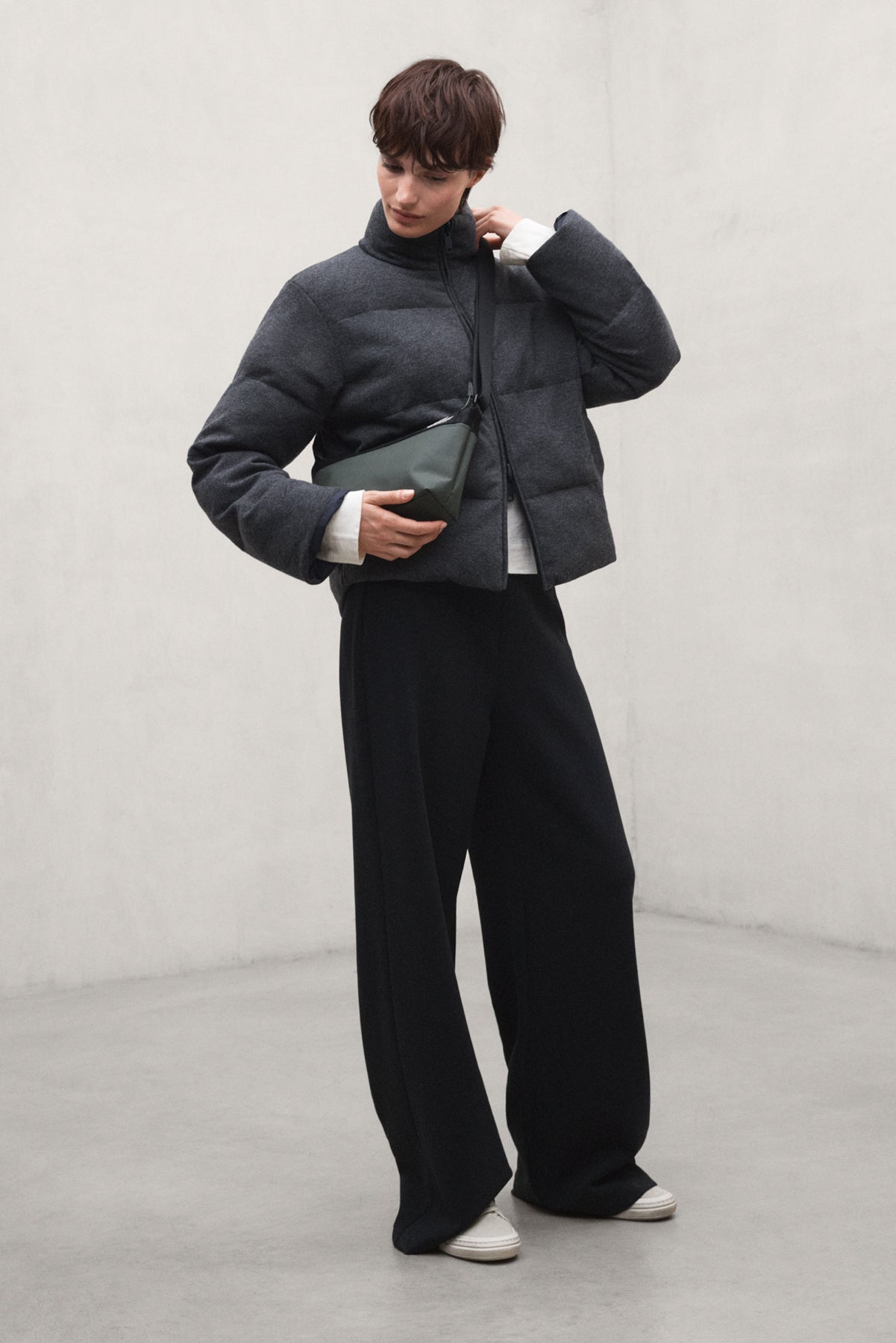 CHAQUETA HÍBRIDA REVERSIBLE SINTRE GRIS OSCURO