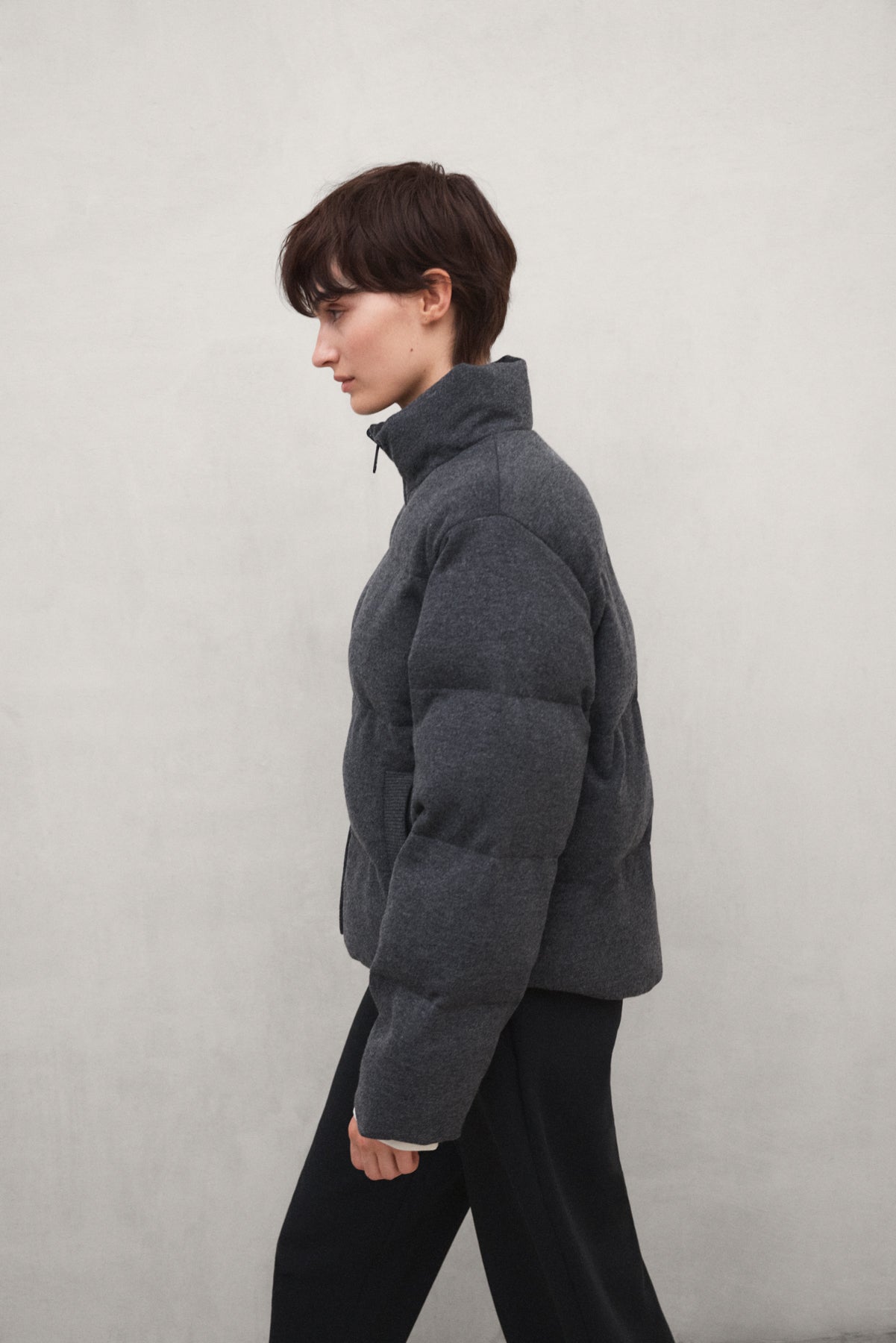 CHAQUETA HÍBRIDA REVERSIBLE SINTRE GRIS OSCURO