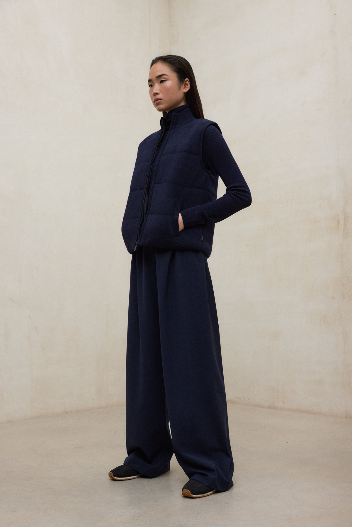 GILET STUART BLEU MARINE