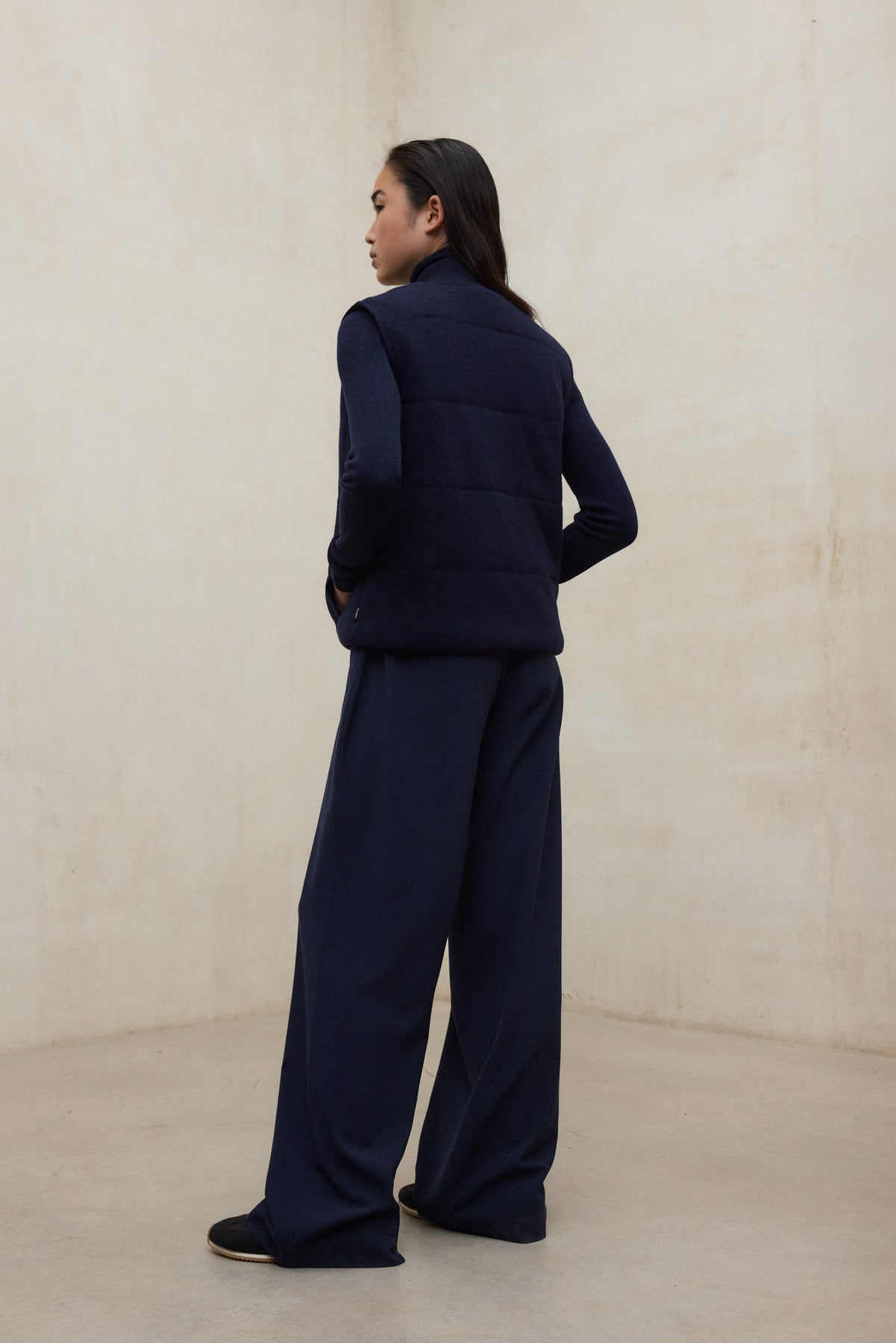 GILET STUART BLEU MARINE