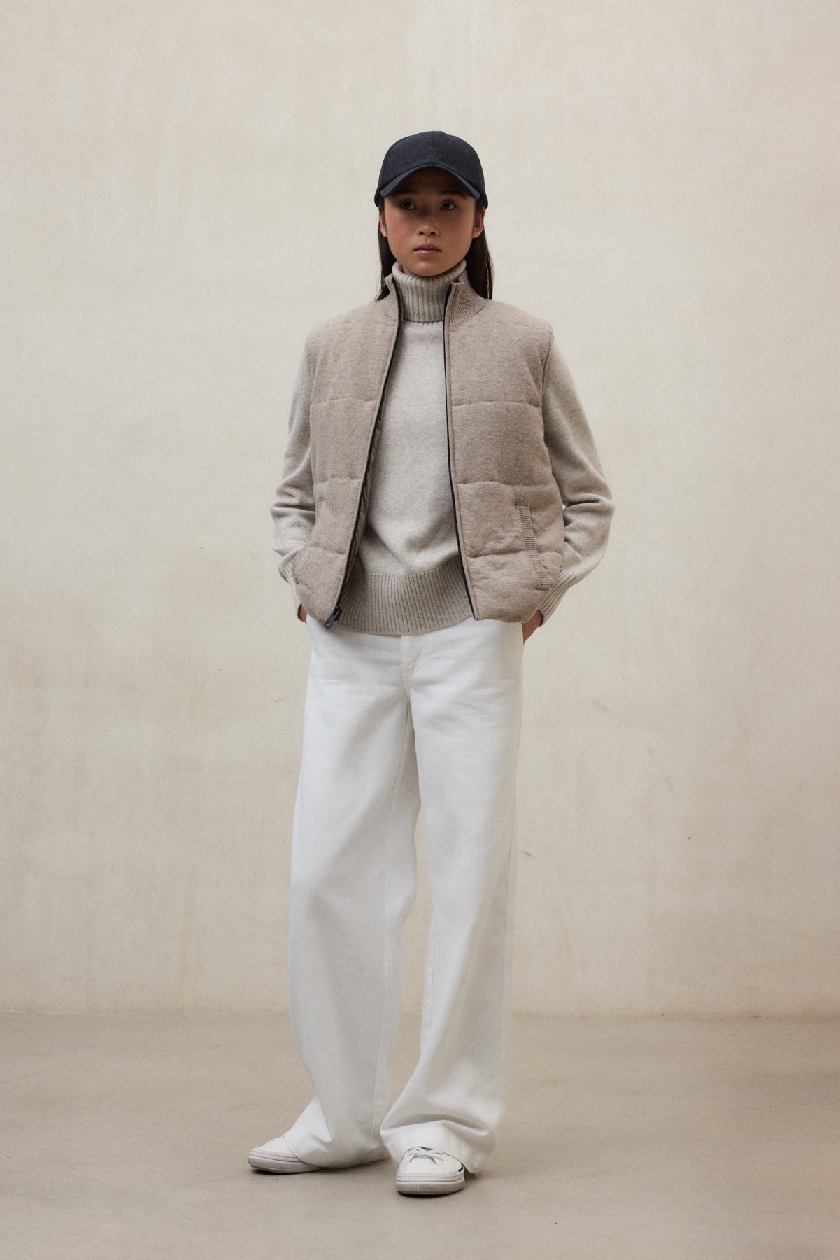 GILET SANS MANCHES STUART BEIGE