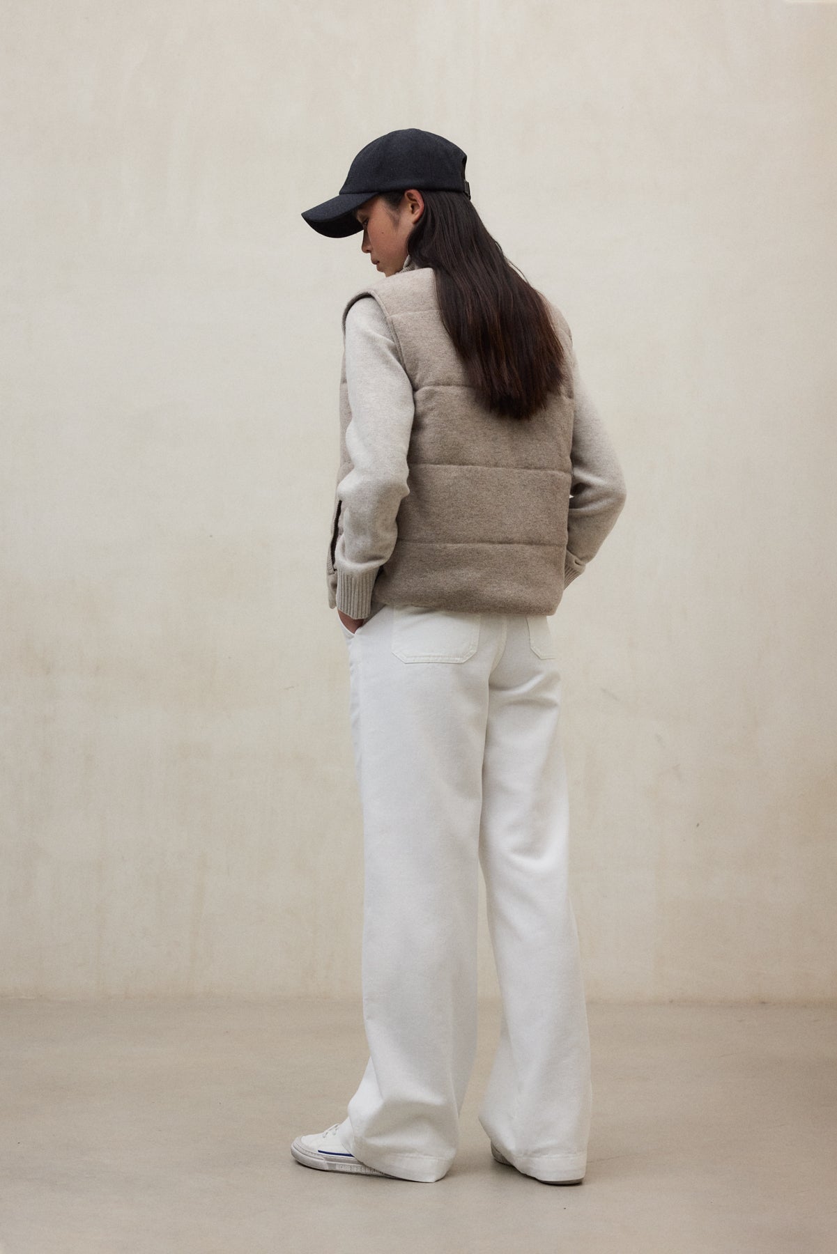 GILET SANS MANCHES STUART BEIGE