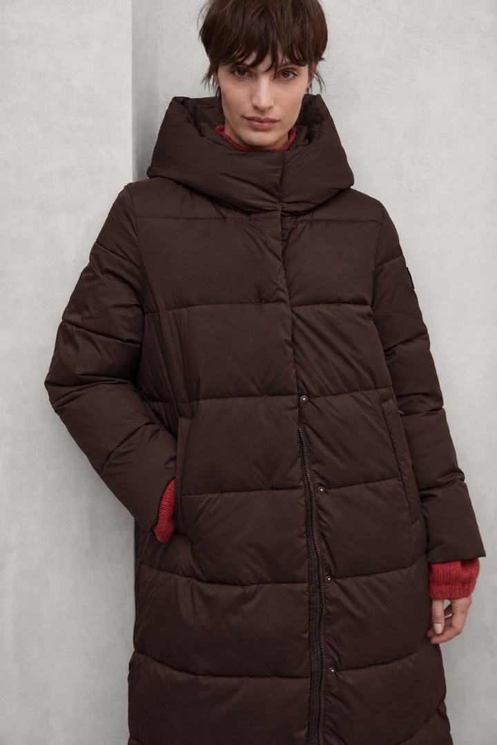 MANTEAU ADRIANA MARRON