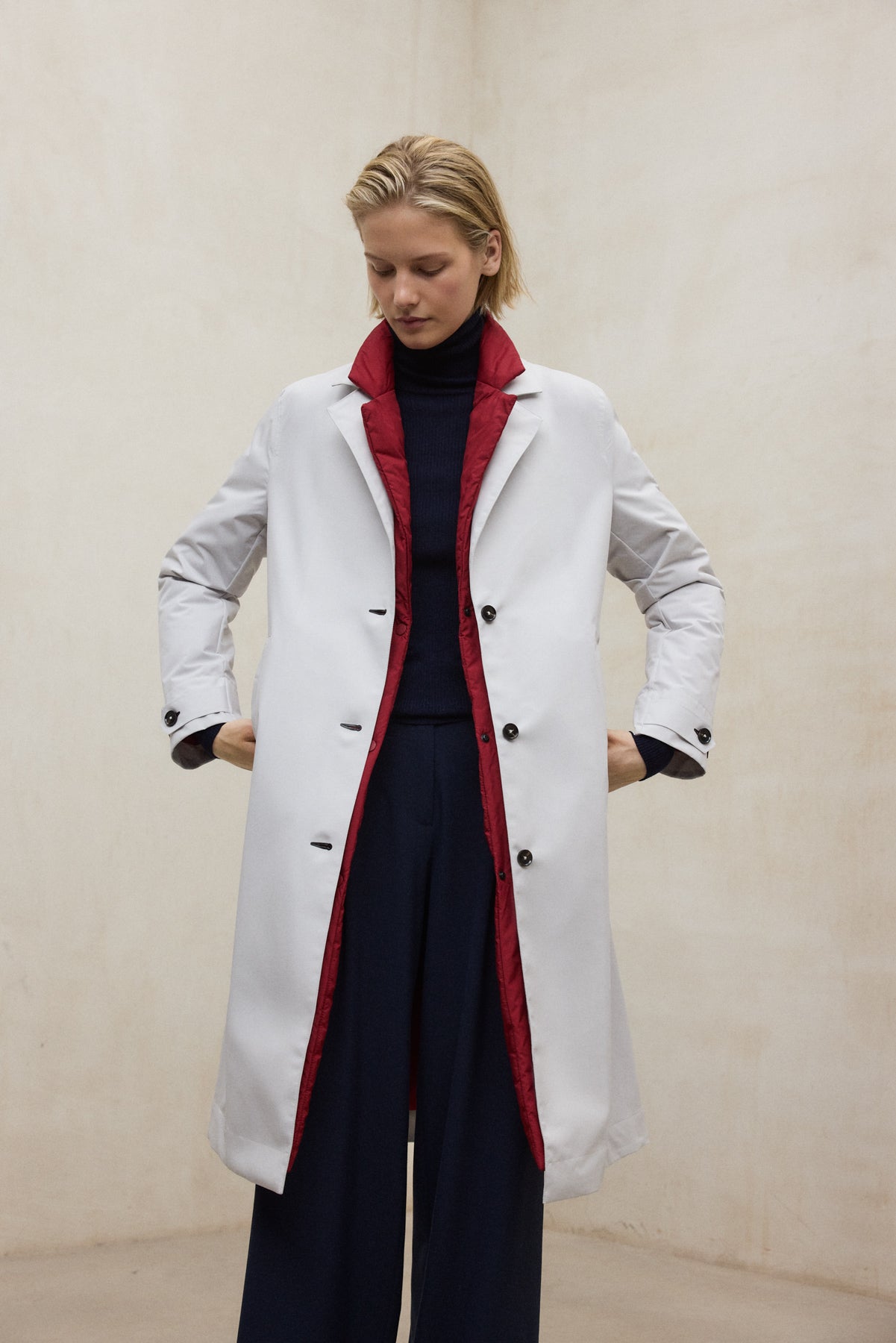 ABRIGO 3 EN 1 ALBERT GRIS CLARO