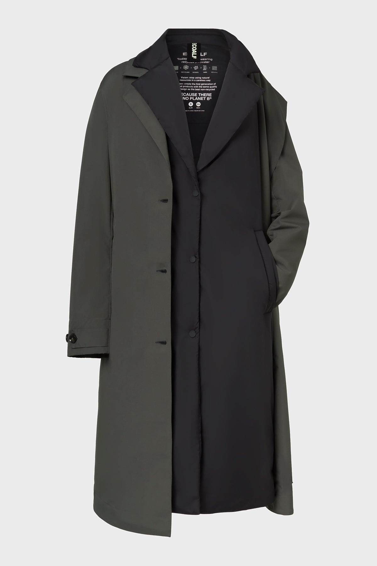 3 IN 1 GREEN ALBERT COAT