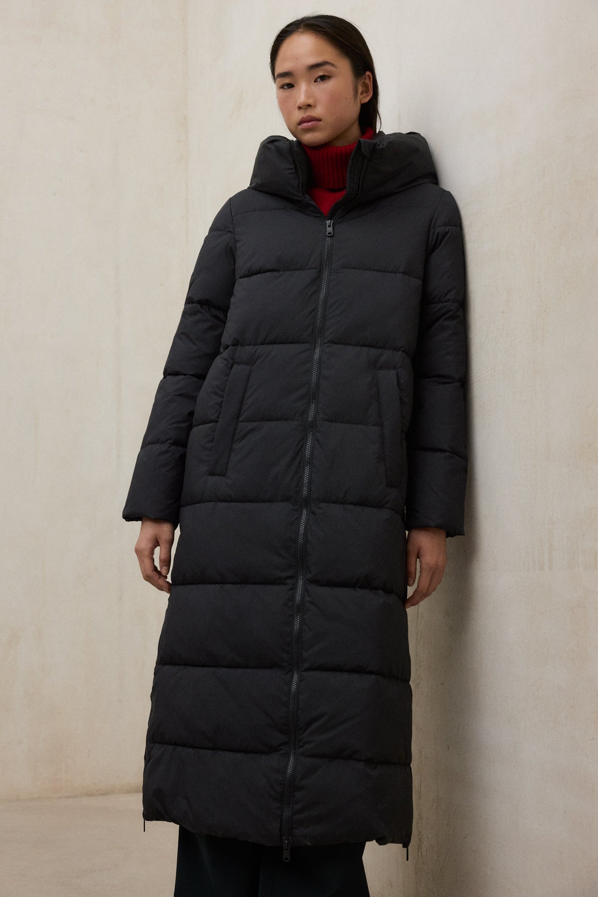 BLACK ARANDA COAT