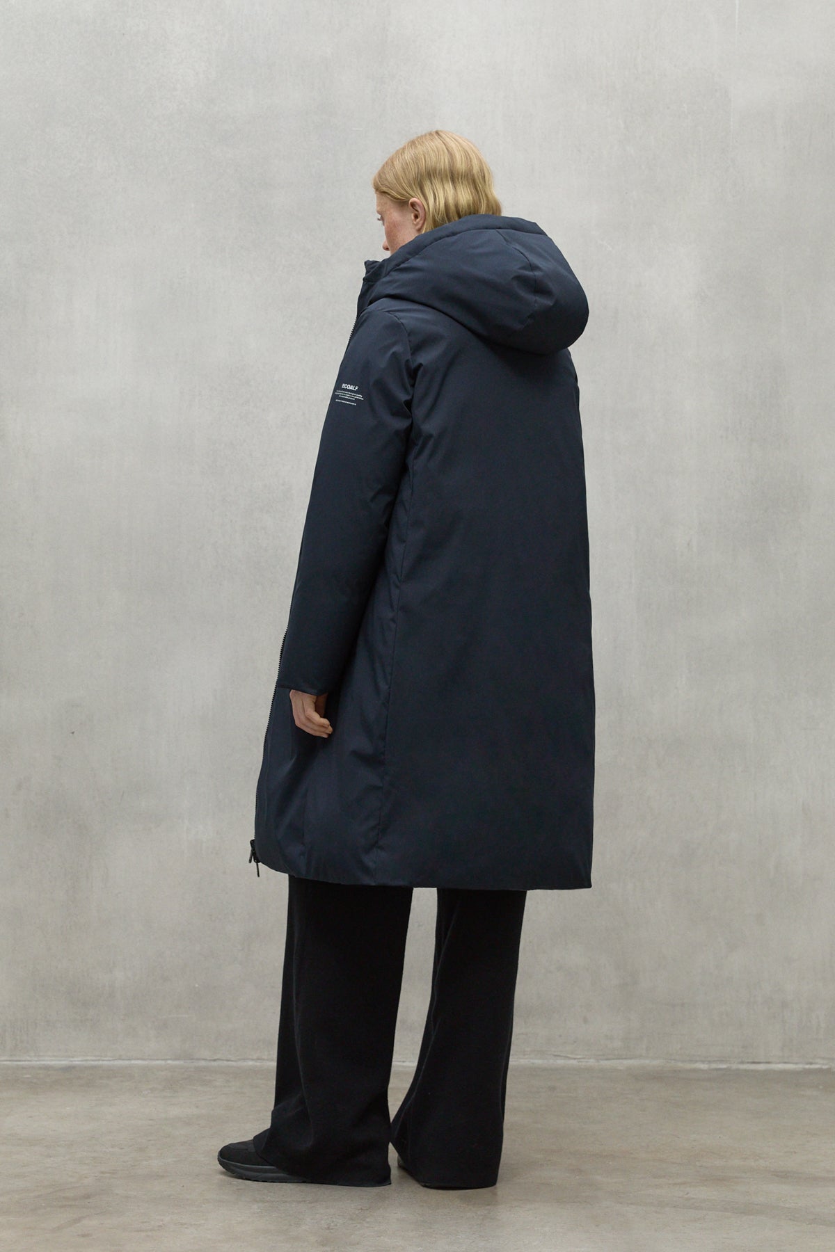 NAVY BLUE BARU COAT 