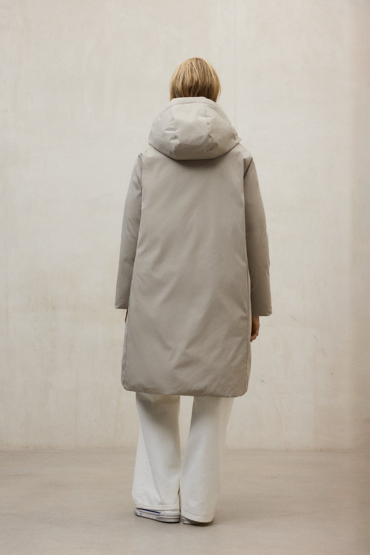 BEIGE REVERSIBLE BARU COAT